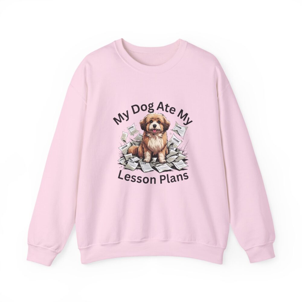 My Dog Ate My Lesson Plans -  Crewneck Sweatshirt - Image 41