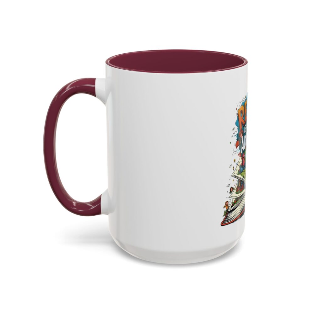 Reading is a Ticket to Adventure - Colorful Mugs (11oz, 15oz) - Image 44
