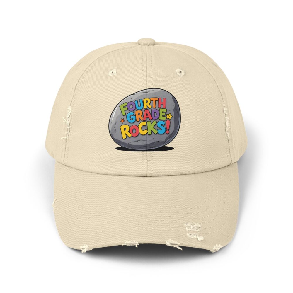Fourth Grade Rocks, Unisex Adjustable Baseball Cap - Image 5