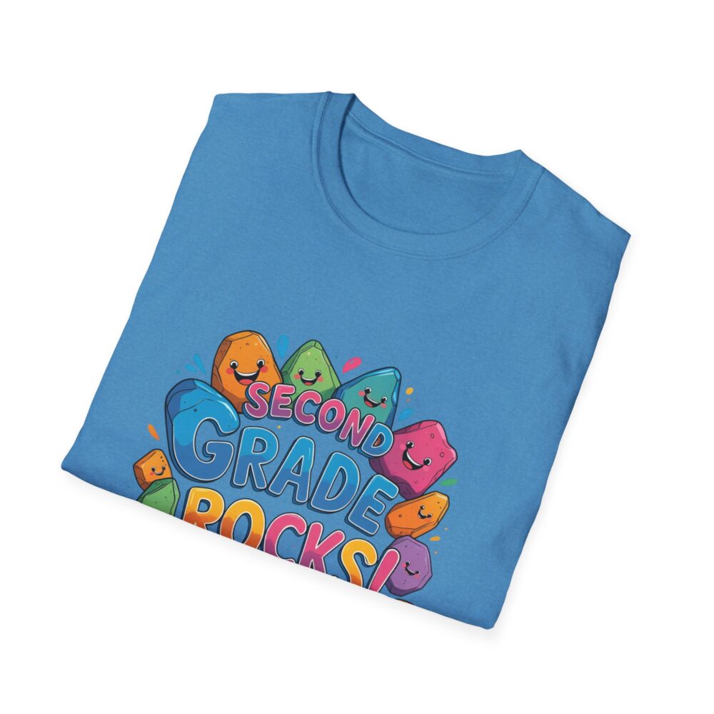 Second Grade Rocks - Unisex Soft style T-Shirt - Image 24
