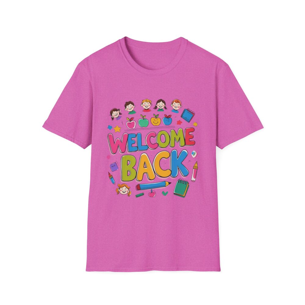 Welcome Back - Unisex Soft style T-Shirt - Image 53