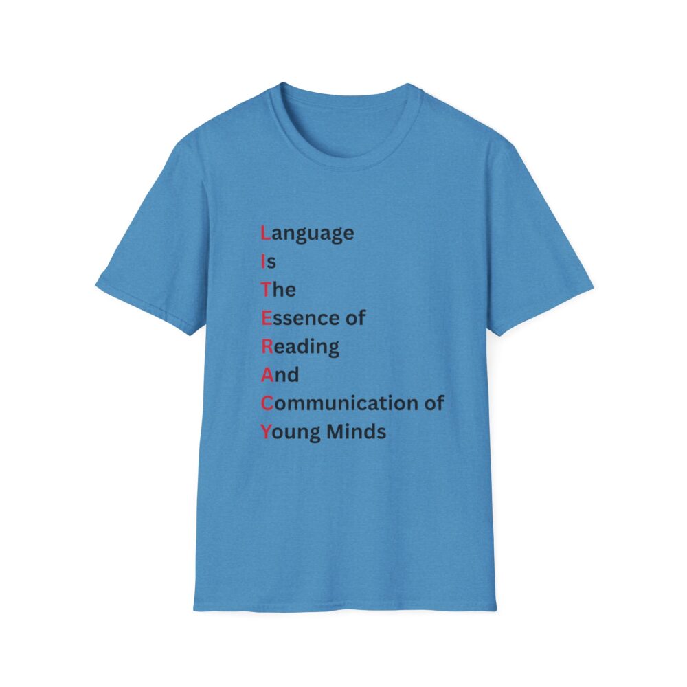 LITERACY - Unisex Soft style T-Shirt - Image 25