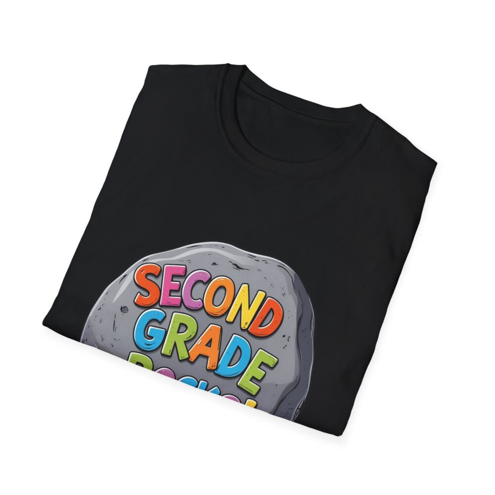 Second Grade Rocks - Unisex Soft style T-Shirt - Image 8