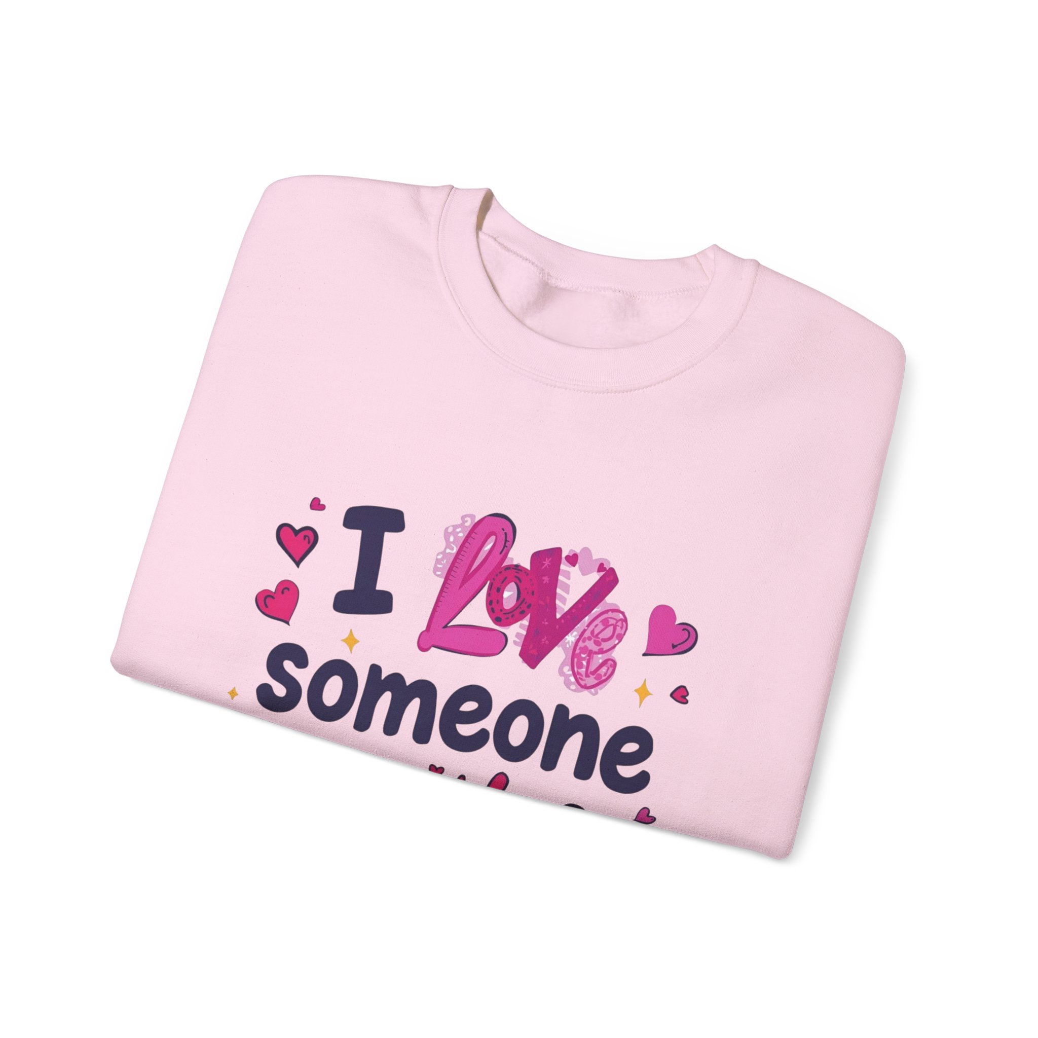 I love someone with Dyslexia -Crewneck Sweatshirt - Image 31