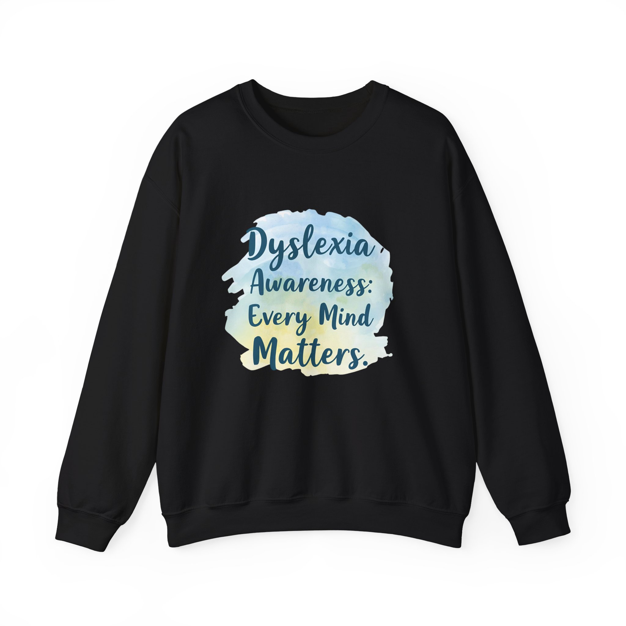 Dyslexia Awareness: Every Mind Matters -Crewneck Sweatshirt - Image 13