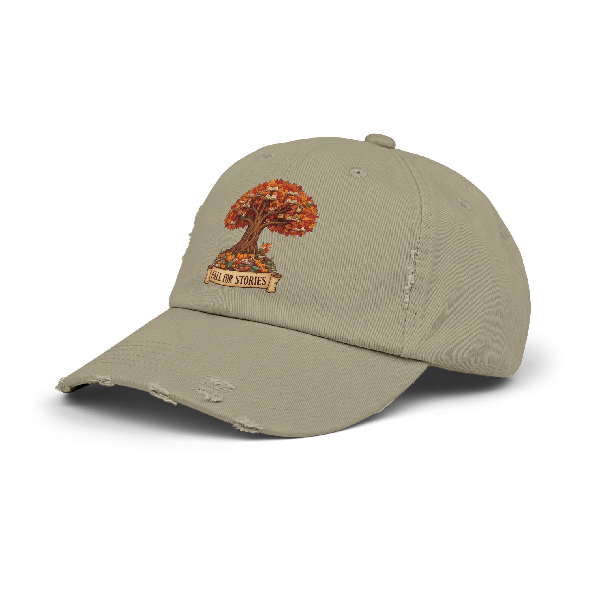 Fall For Stories-Unisex Adjustable Baseball Cap - Image 10