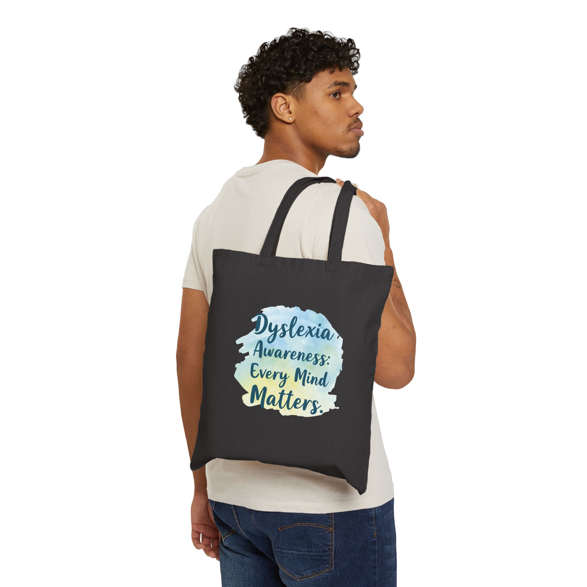 Dyslexia Awareness: Every Mind Matters - Tote Bag - Image 3