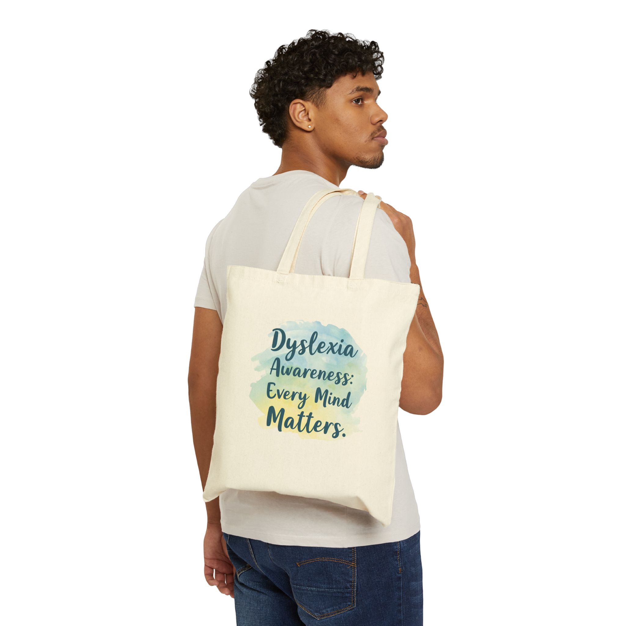 Dyslexia Awareness: Every Mind Matters - Tote Bag - Image 8