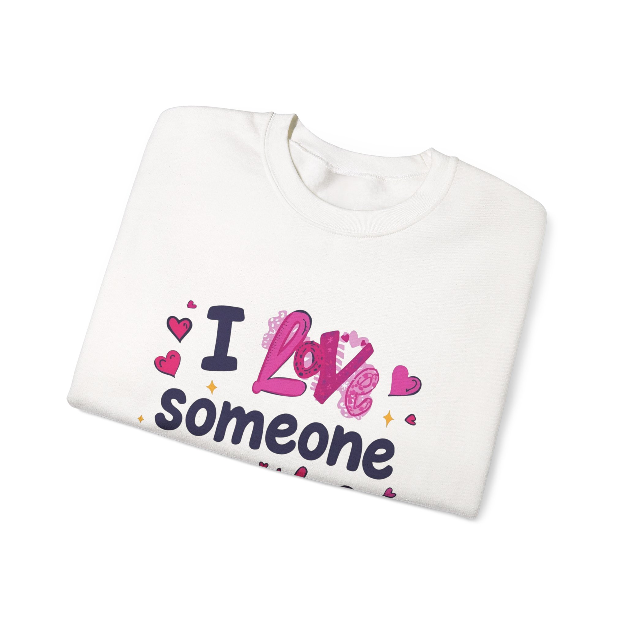 I love someone with Dyslexia -Crewneck Sweatshirt - Image 7