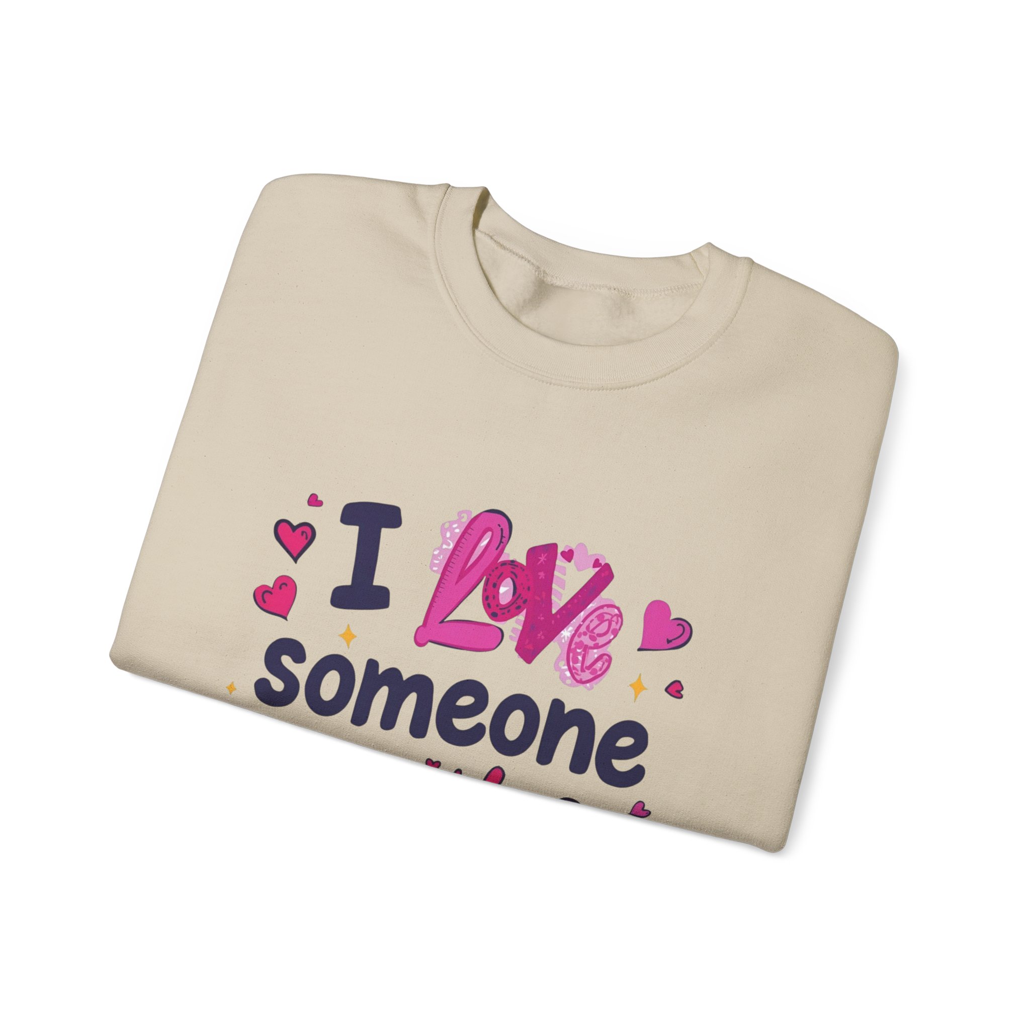 I love someone with Dyslexia -Crewneck Sweatshirt - Image 15