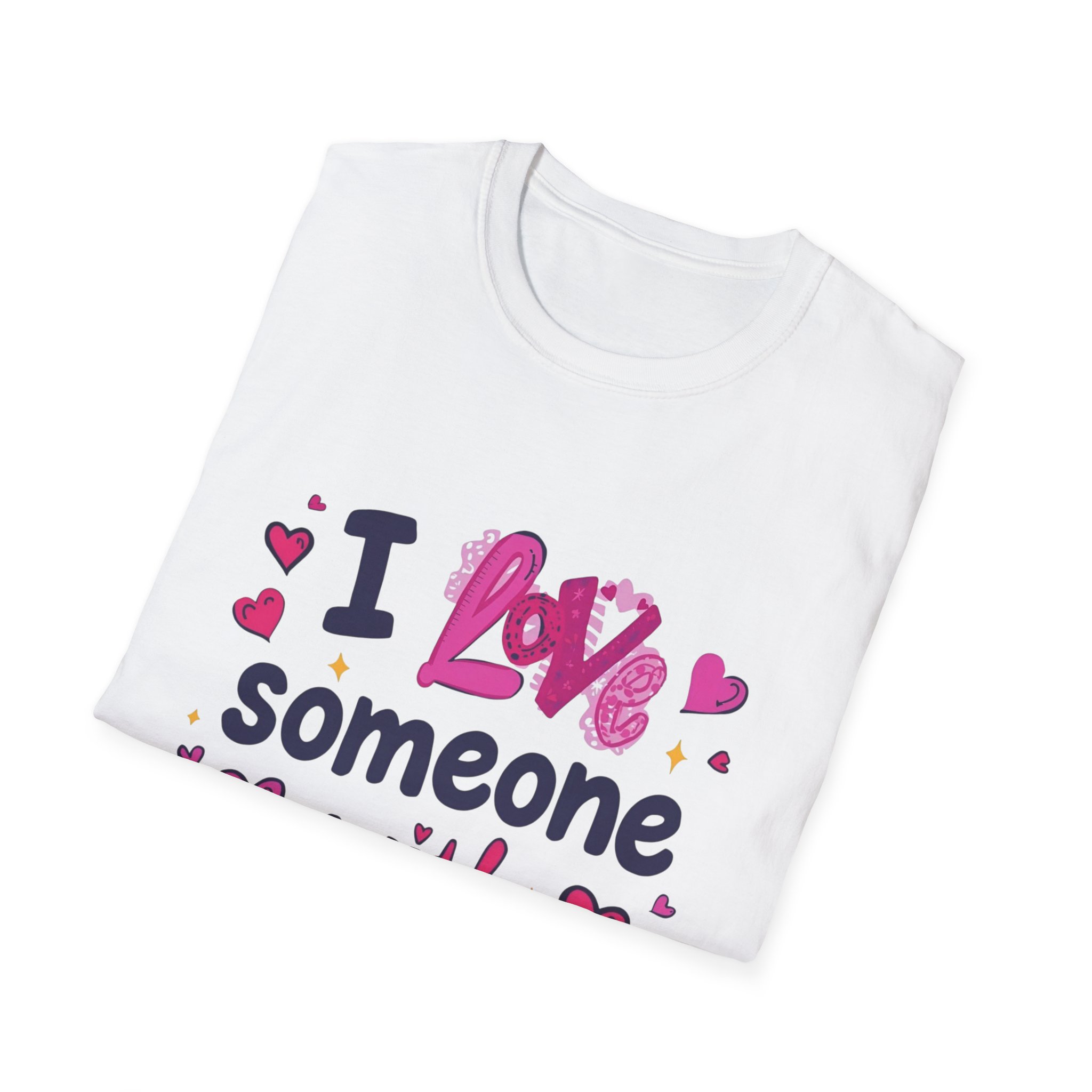 I love someone with Dyslexia -Unisex Soft style T-Shirt - Image 8
