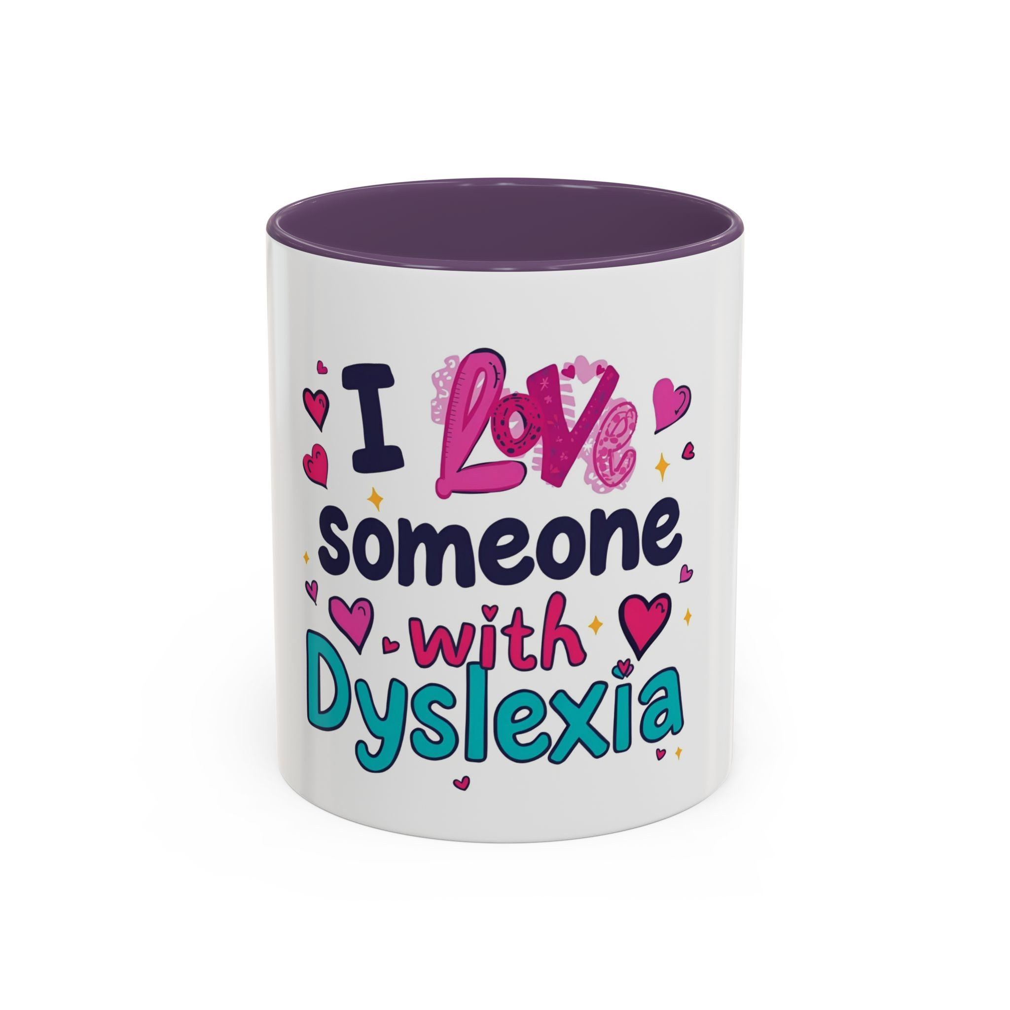 I love someone with Dyslexia - Coffee Mug - Image 45