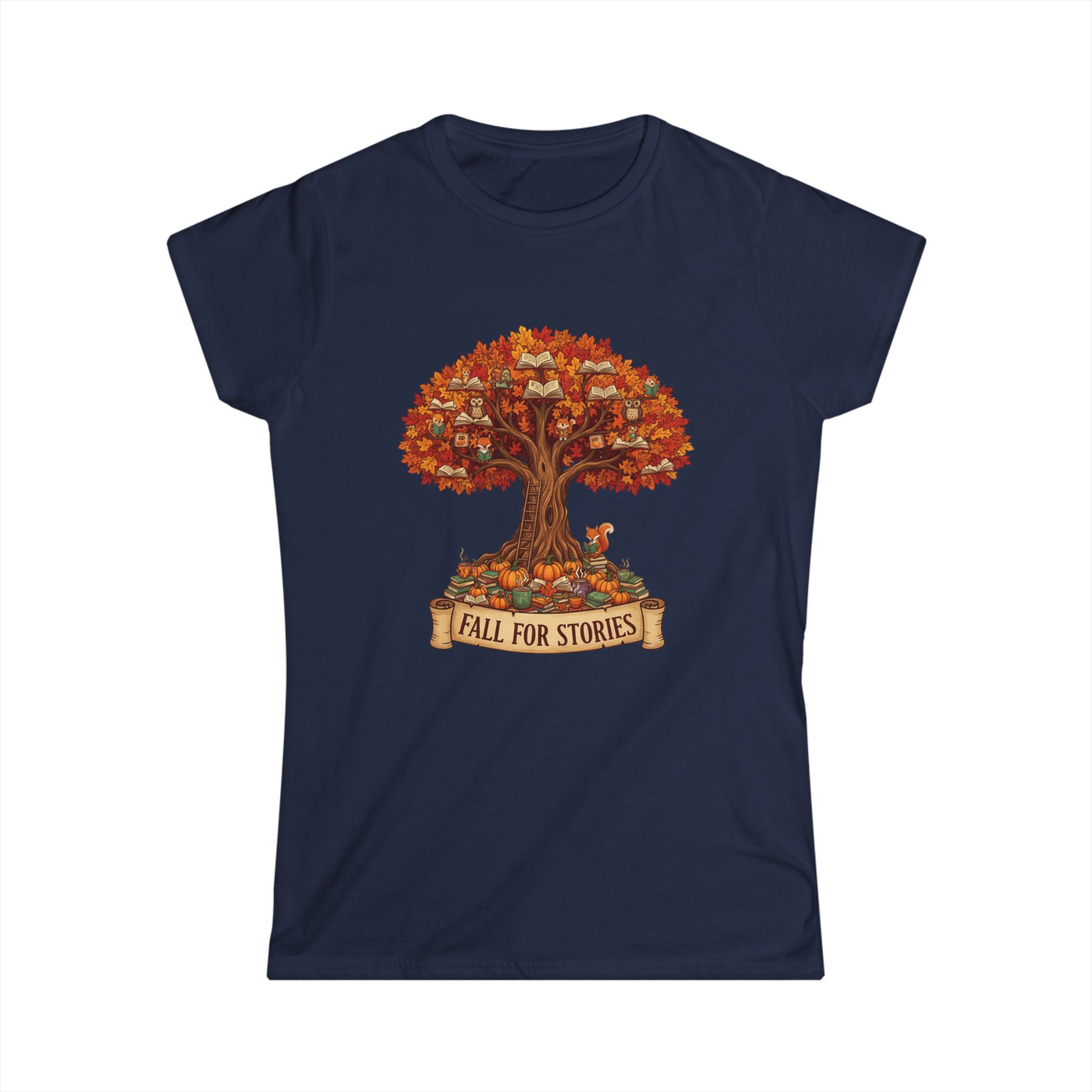 Fall For Stories - Women's Soft style t-shirt - Image 13
