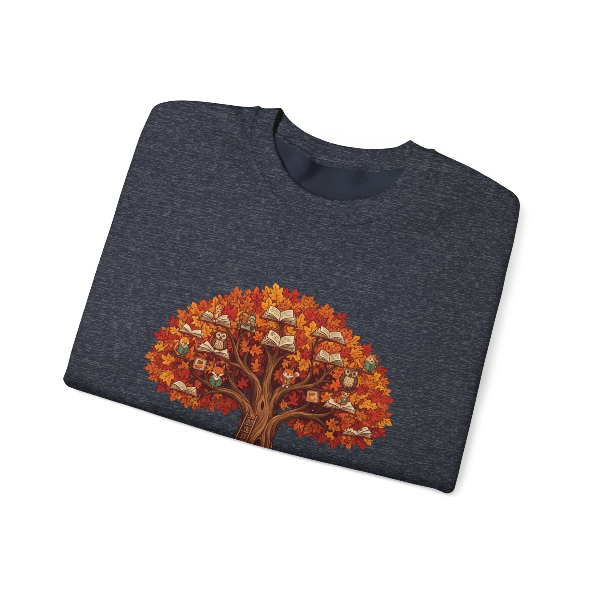 Fall For Stories -Crewneck Sweatshirt - Image 3