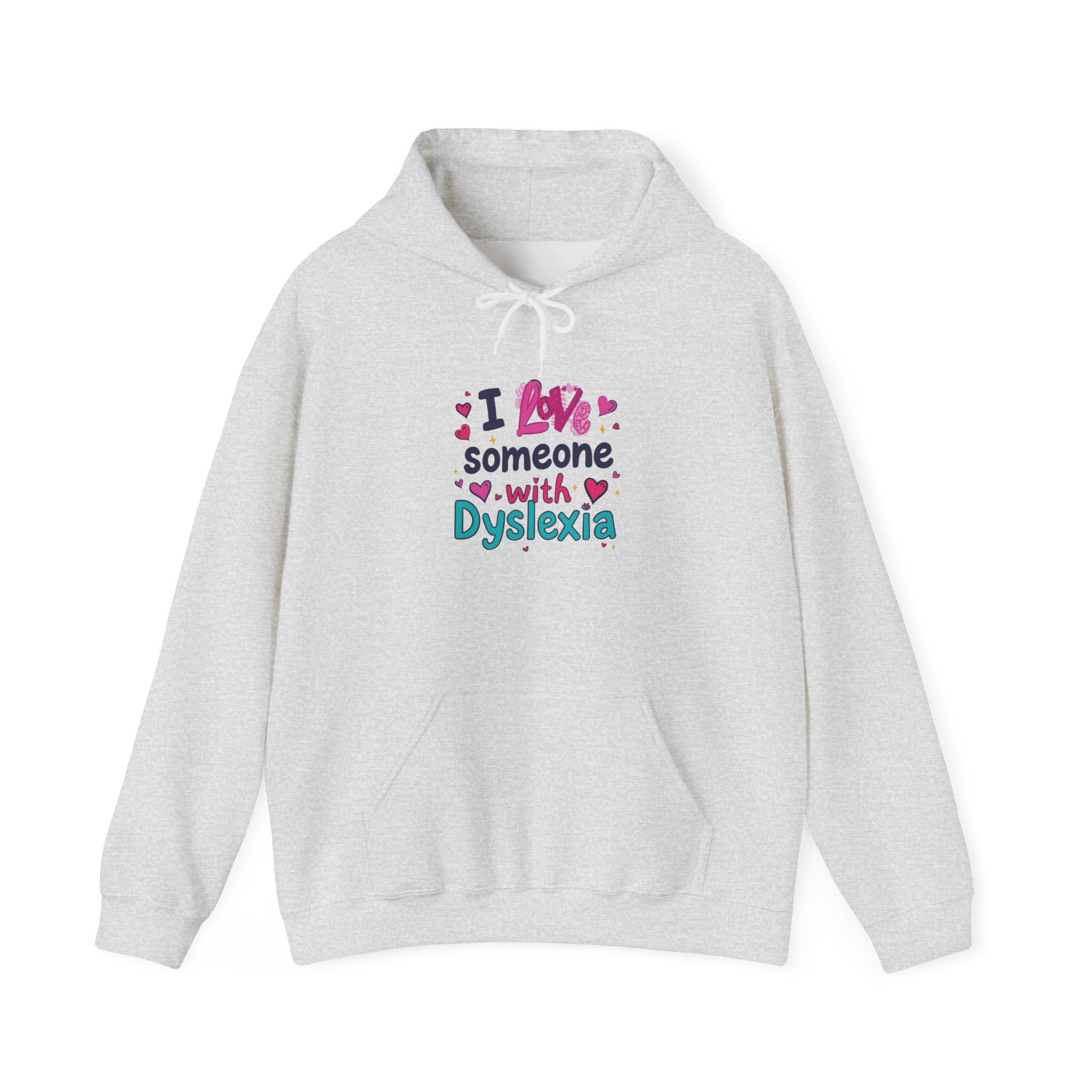 I love someone with Dyslexia - Unisex Hoodie - Image 9