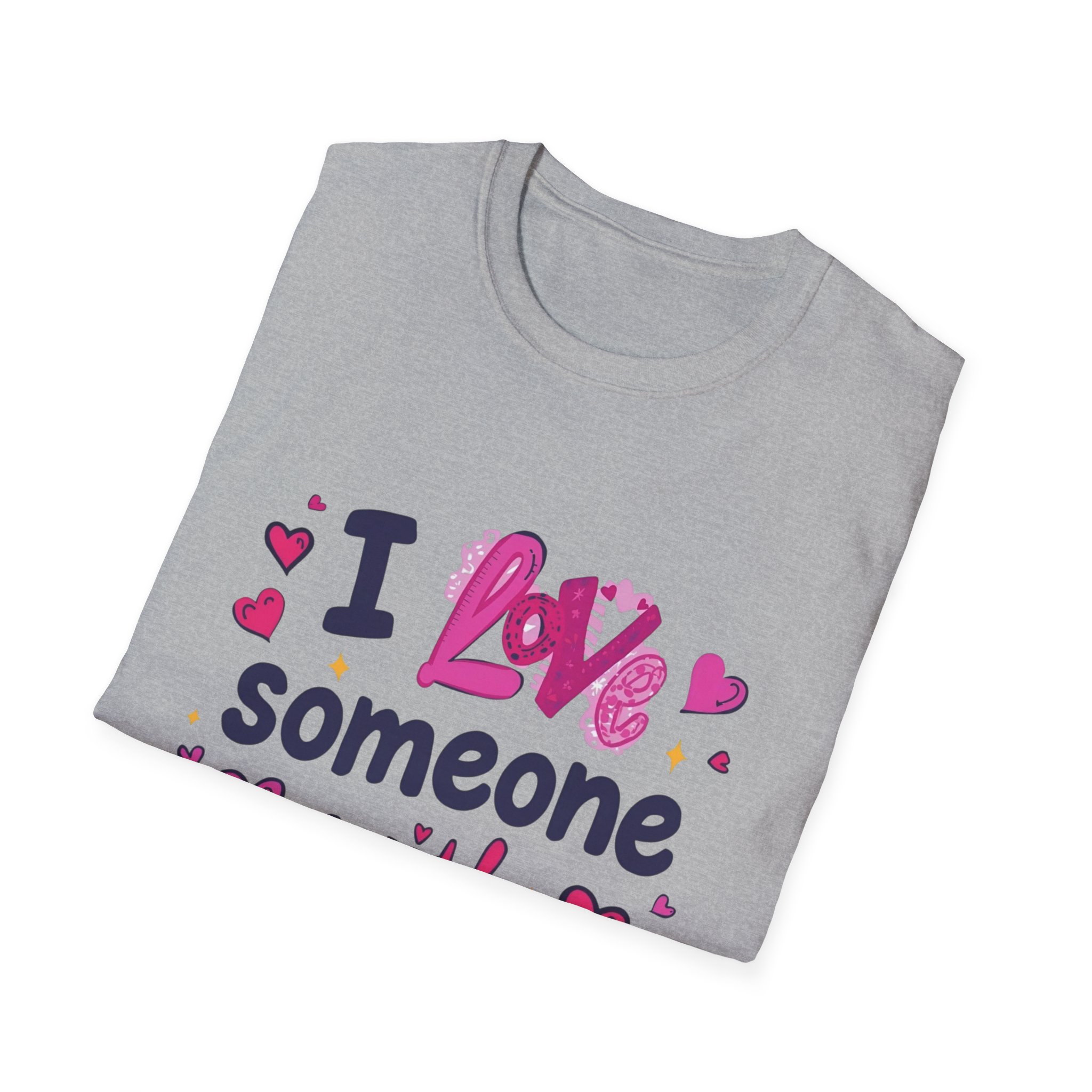 I love someone with Dyslexia -Unisex Soft style T-Shirt - Image 16