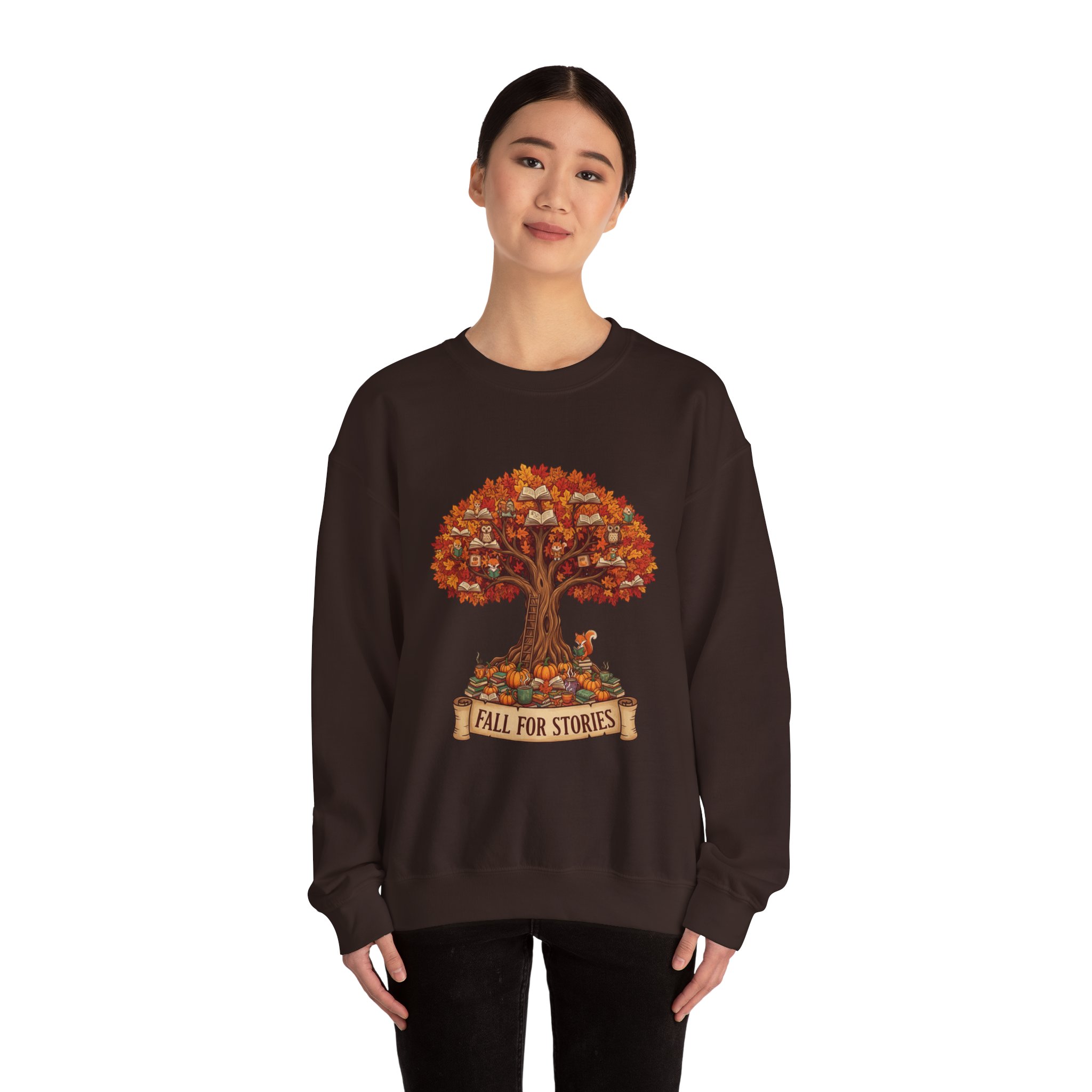 Fall For Stories -Crewneck Sweatshirt - Image 28