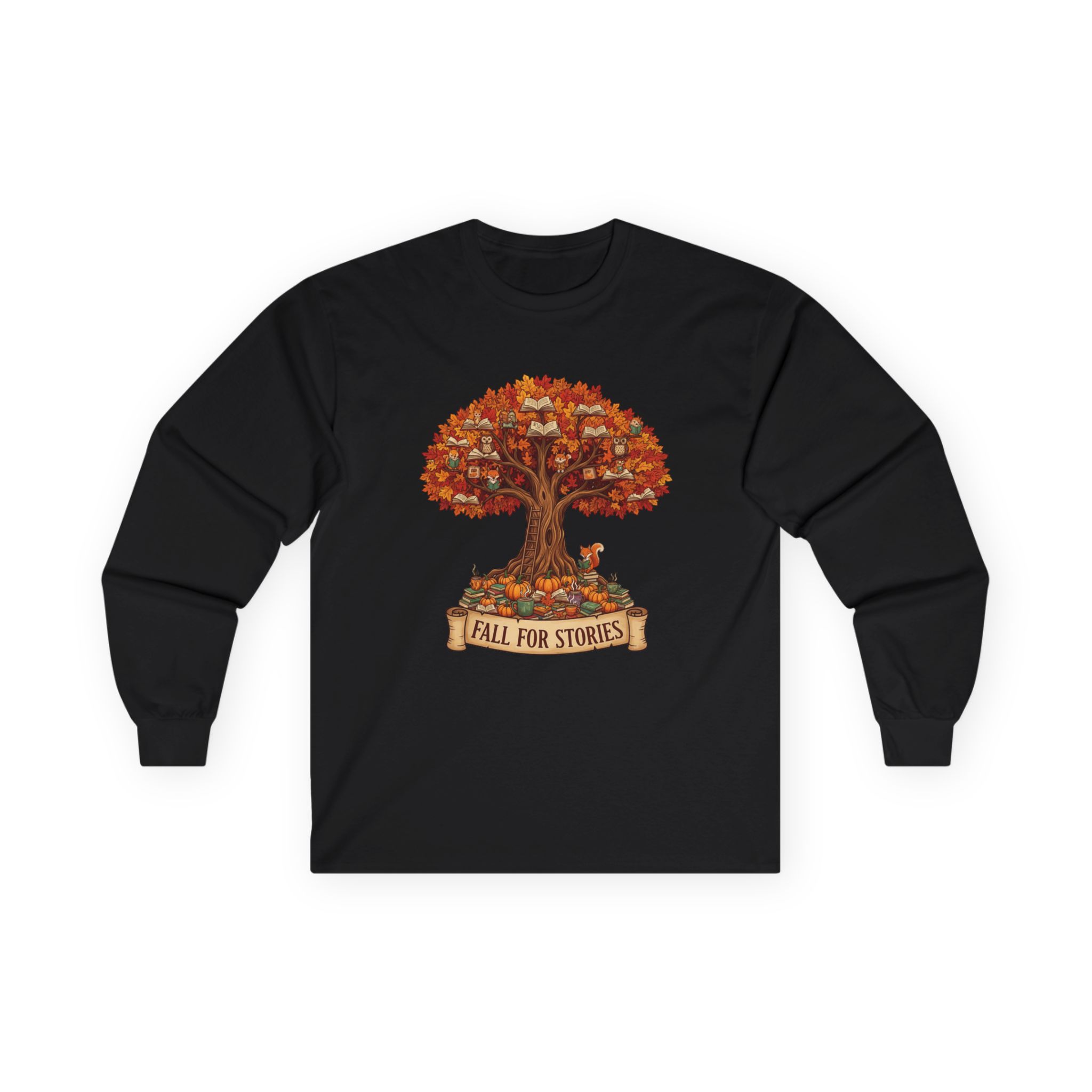 Fall For Stories - Unisex Long Sleeve Tee - Image 10