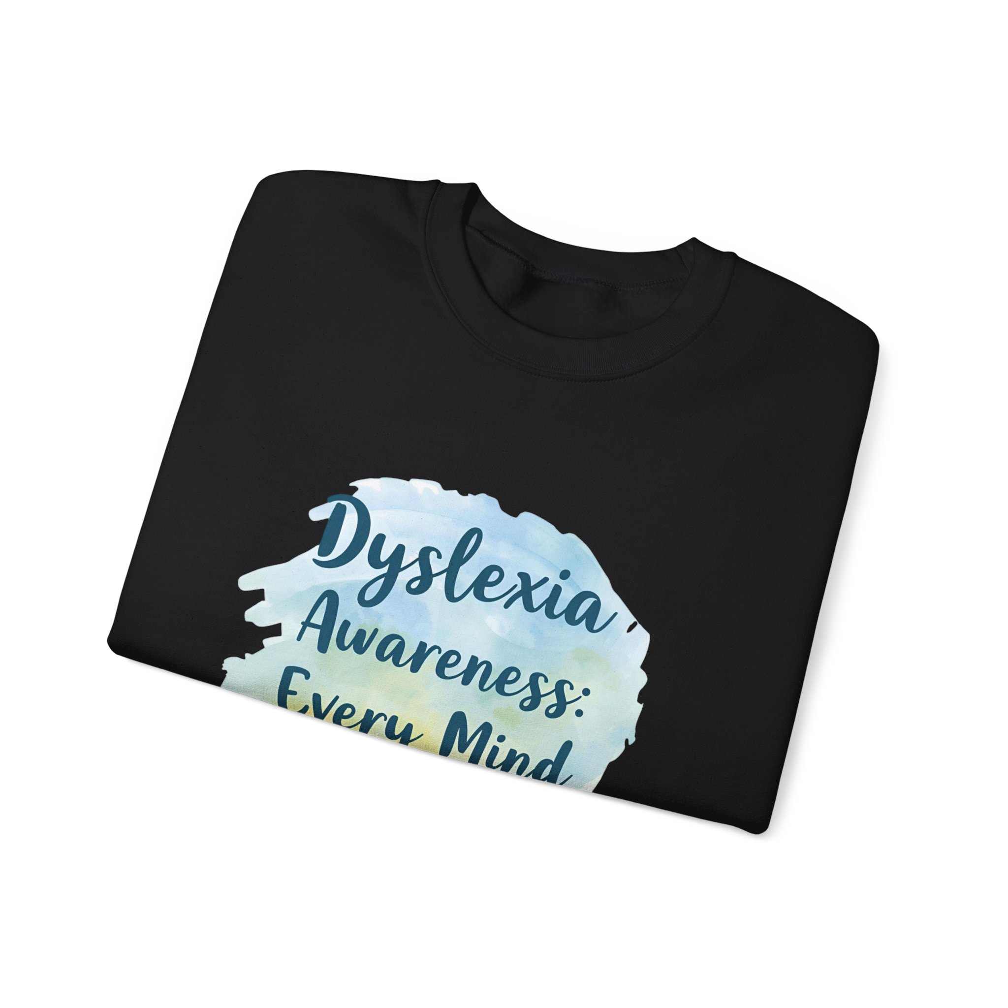 Dyslexia Awareness: Every Mind Matters -Crewneck Sweatshirt - Image 15