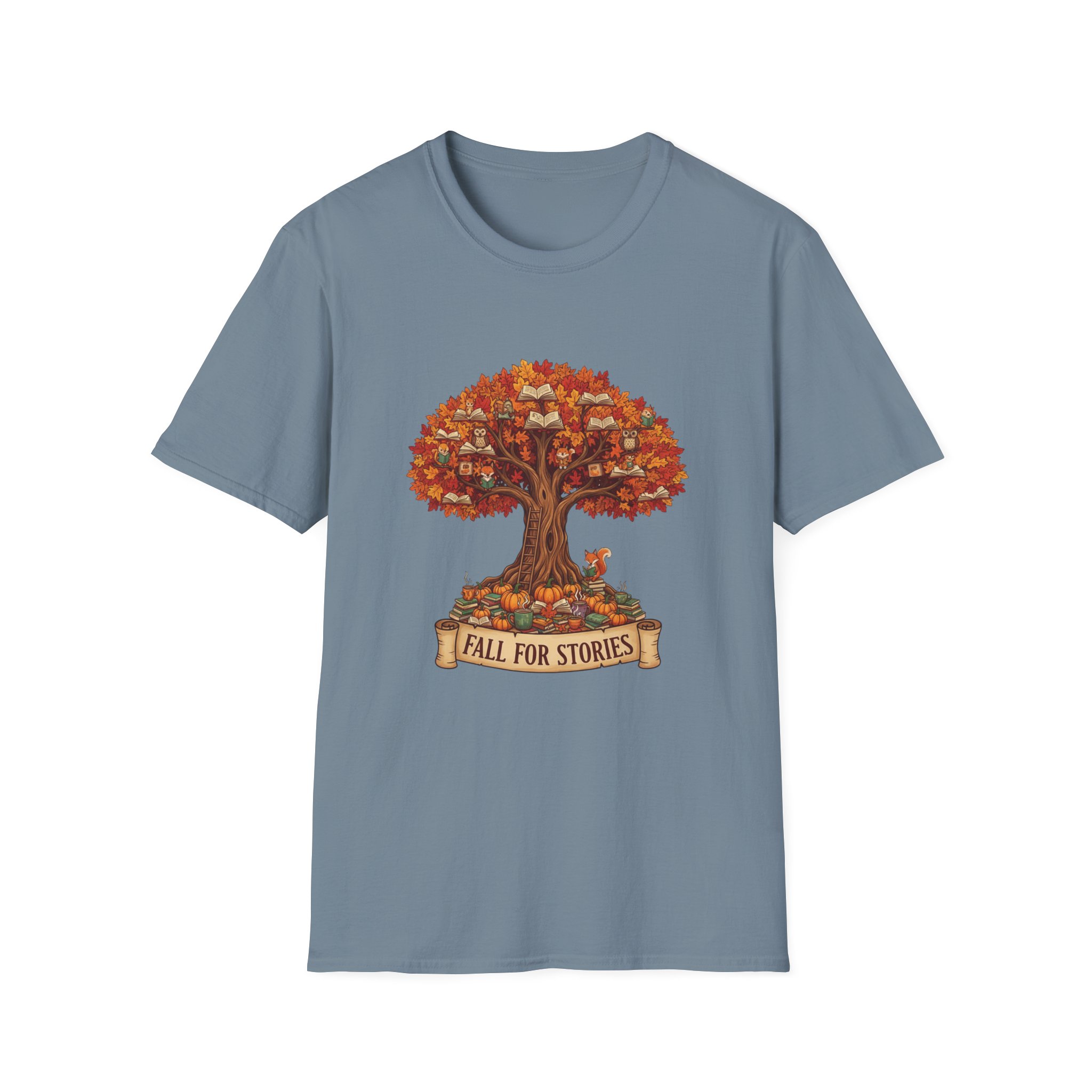 Fall for Stories -Unisex Soft style T-Shirt - Image 33