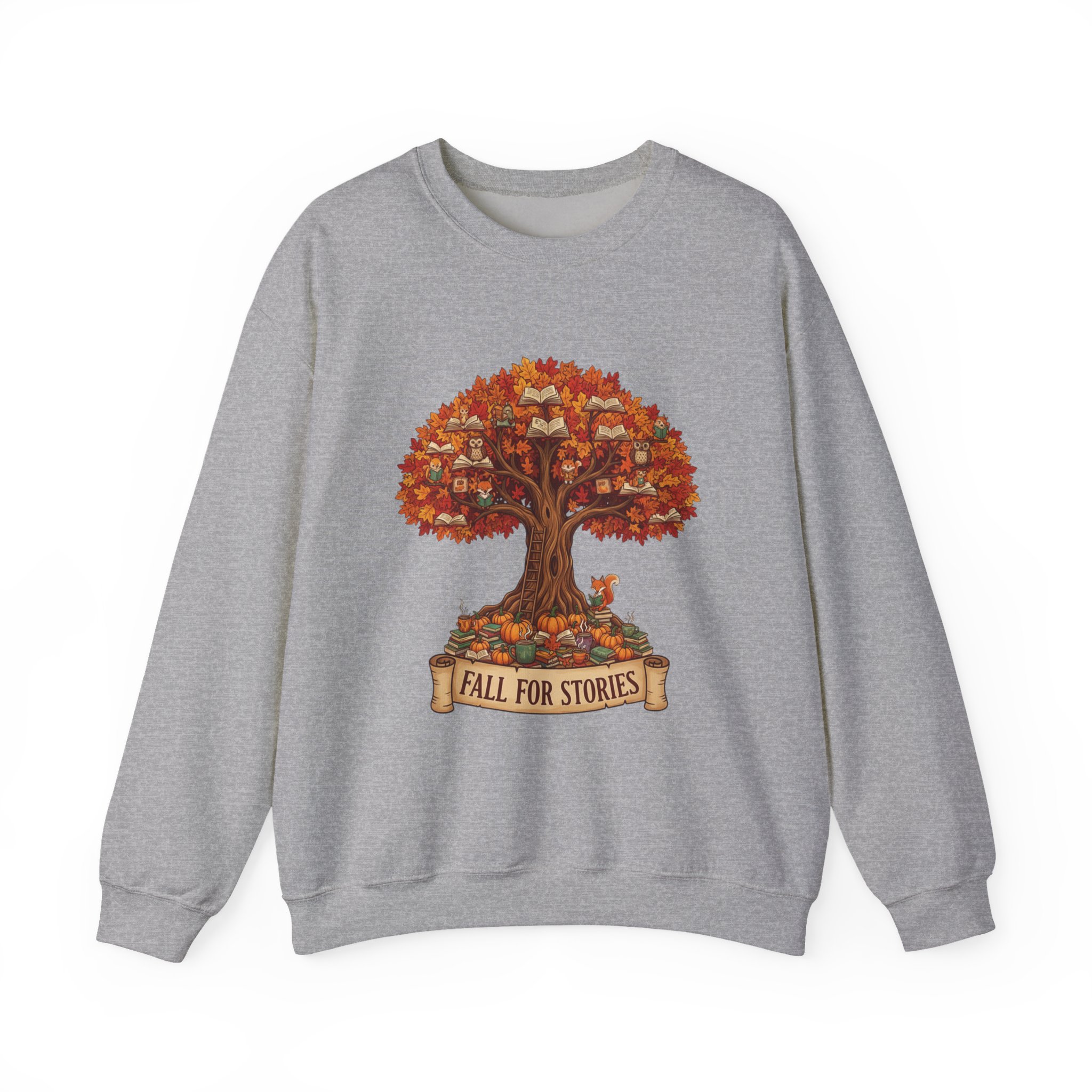 Fall For Stories -Crewneck Sweatshirt - Image 21