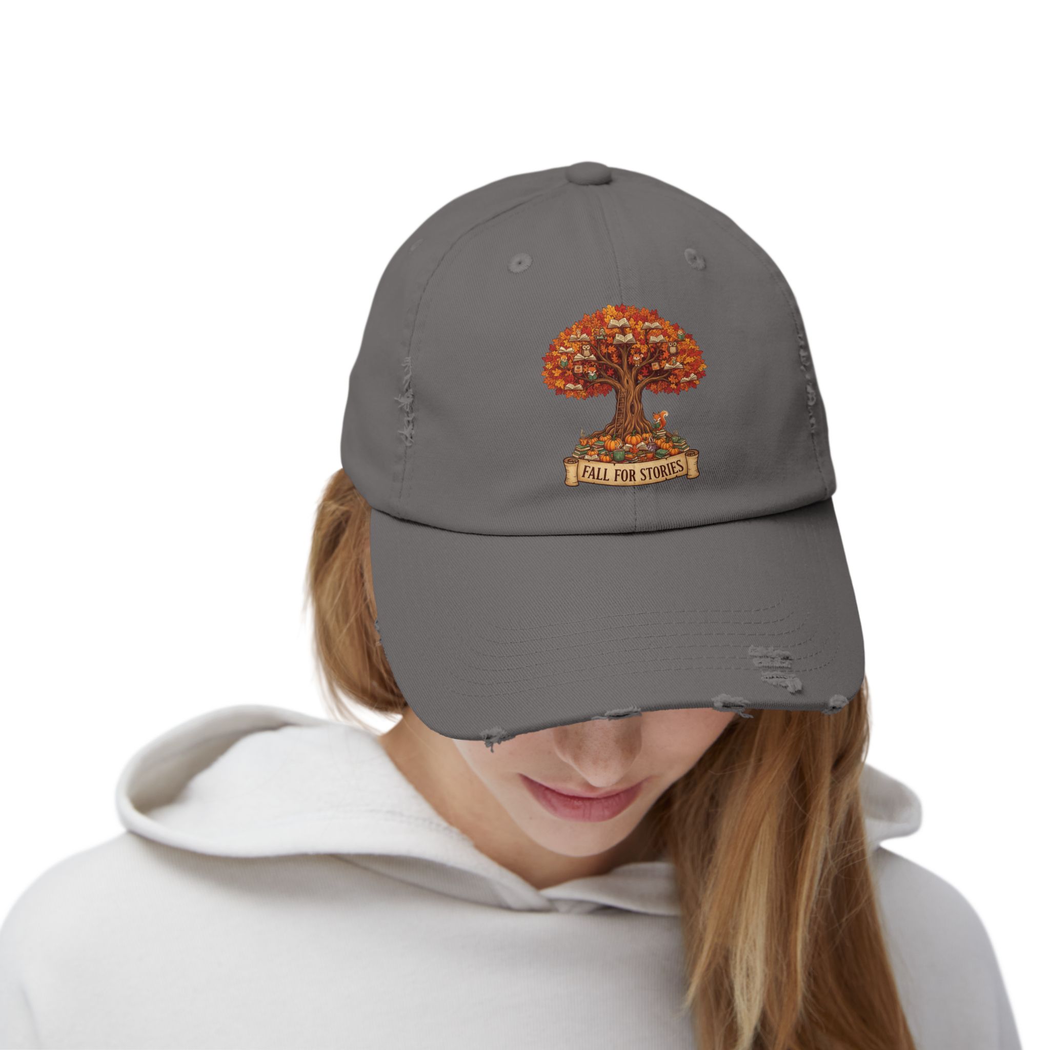 Fall For Stories-Unisex Adjustable Baseball Cap - Image 20