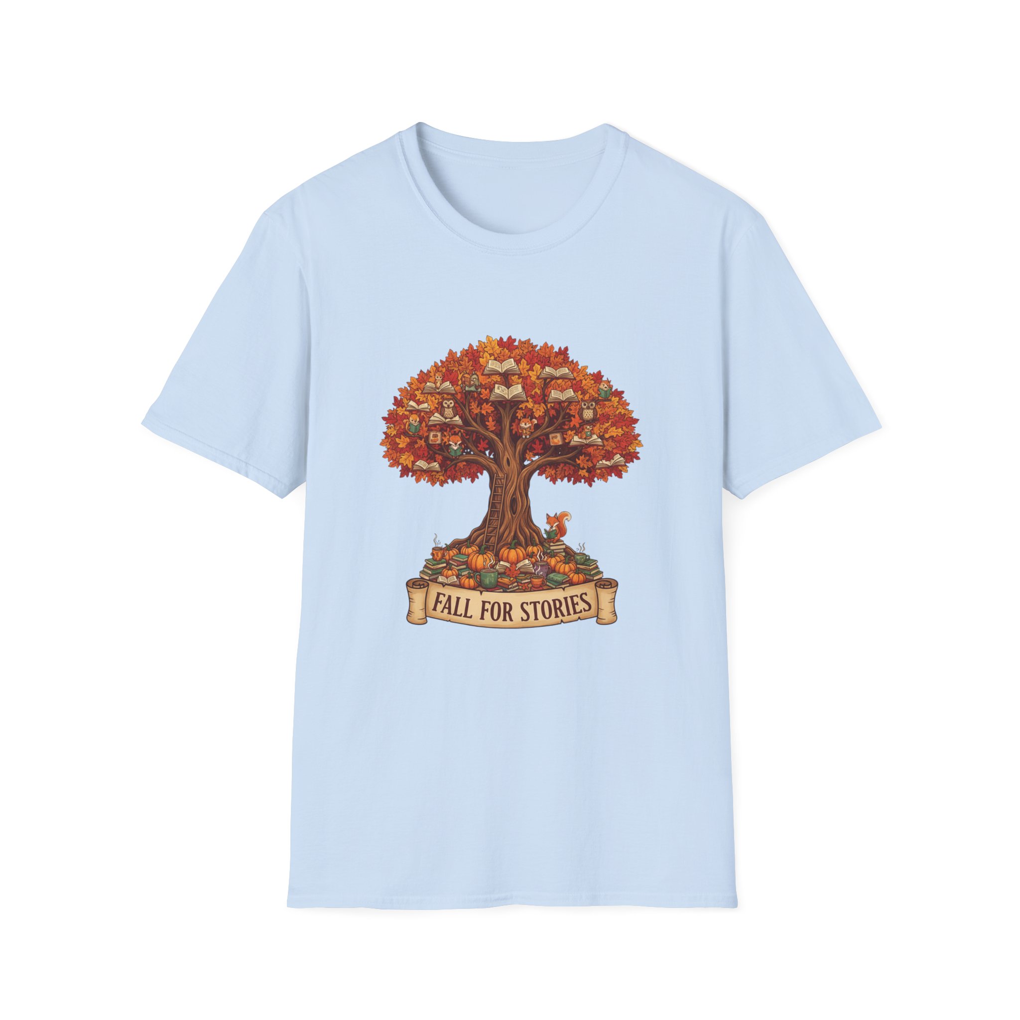 Fall for Stories -Unisex Soft style T-Shirt - Image 25