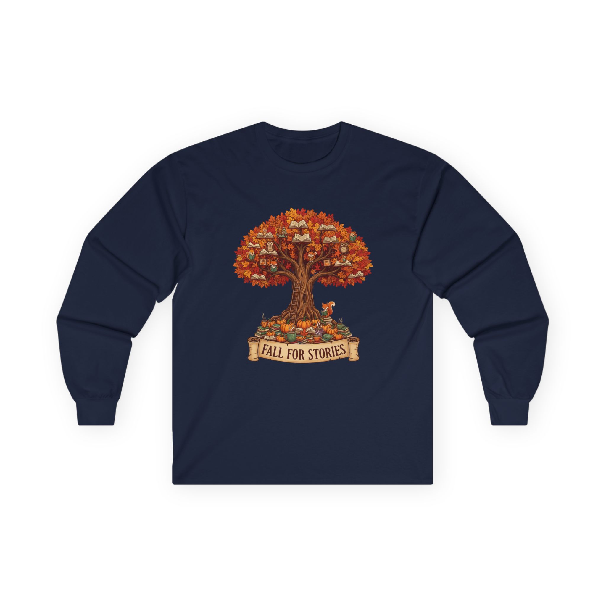Fall For Stories - Unisex Long Sleeve Tee - Image 19