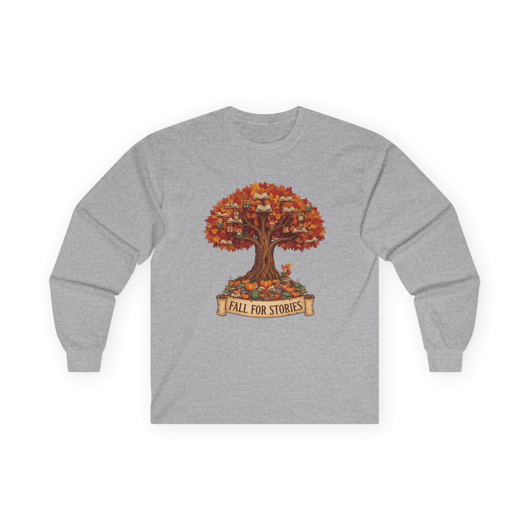Fall For Stories - Unisex Long Sleeve Tee - Image 13