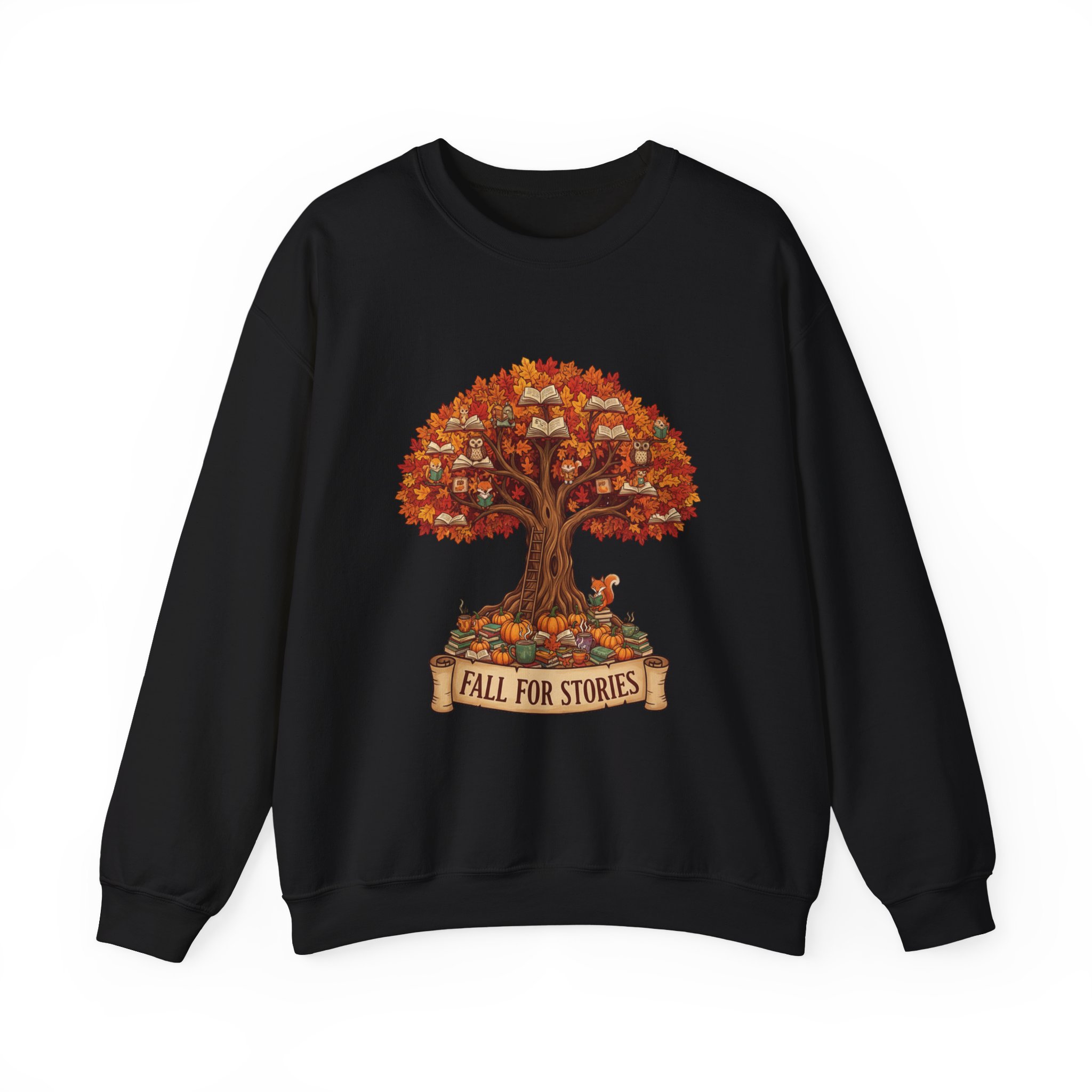Fall For Stories -Crewneck Sweatshirt - Image 13