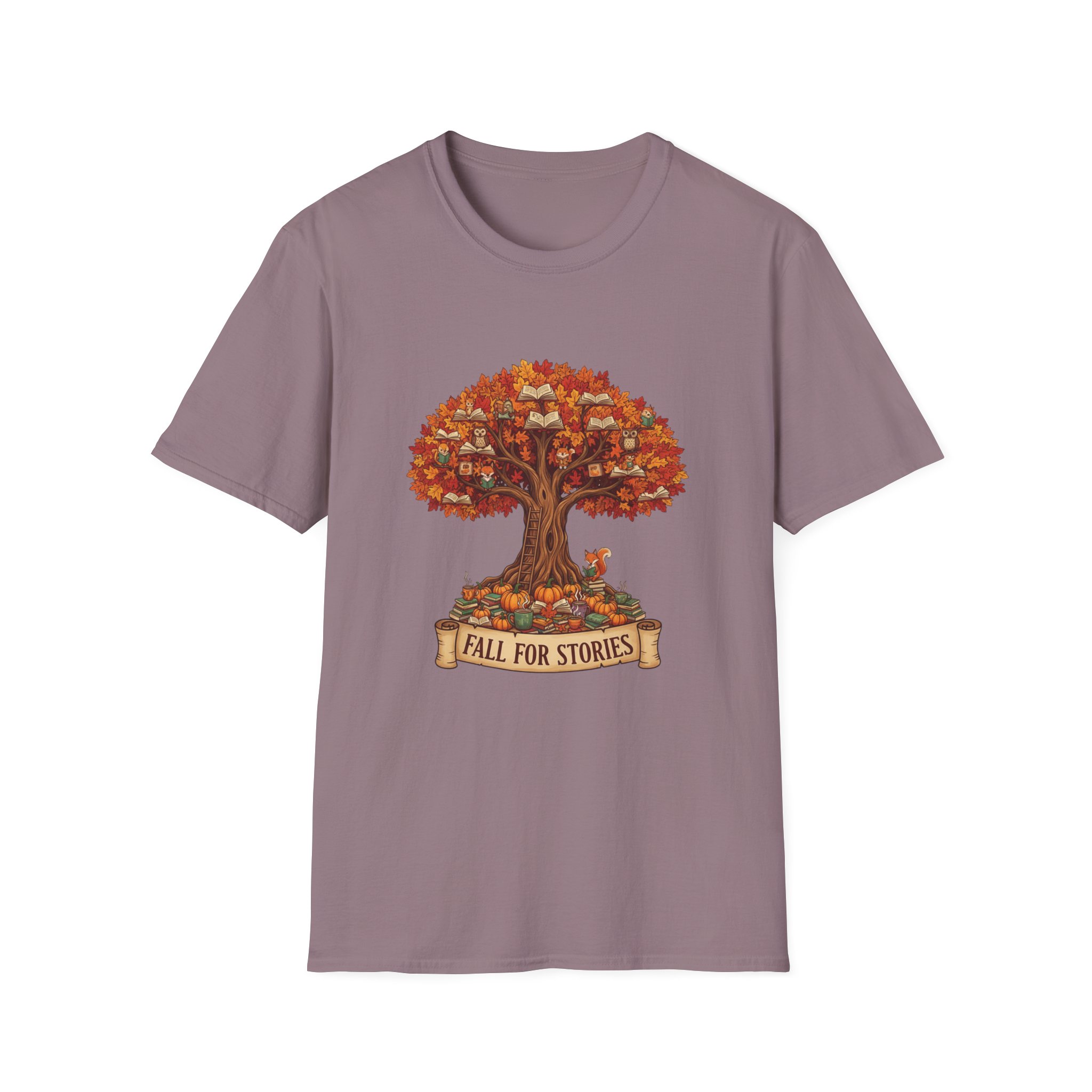Fall for Stories -Unisex Soft style T-Shirt - Image 45
