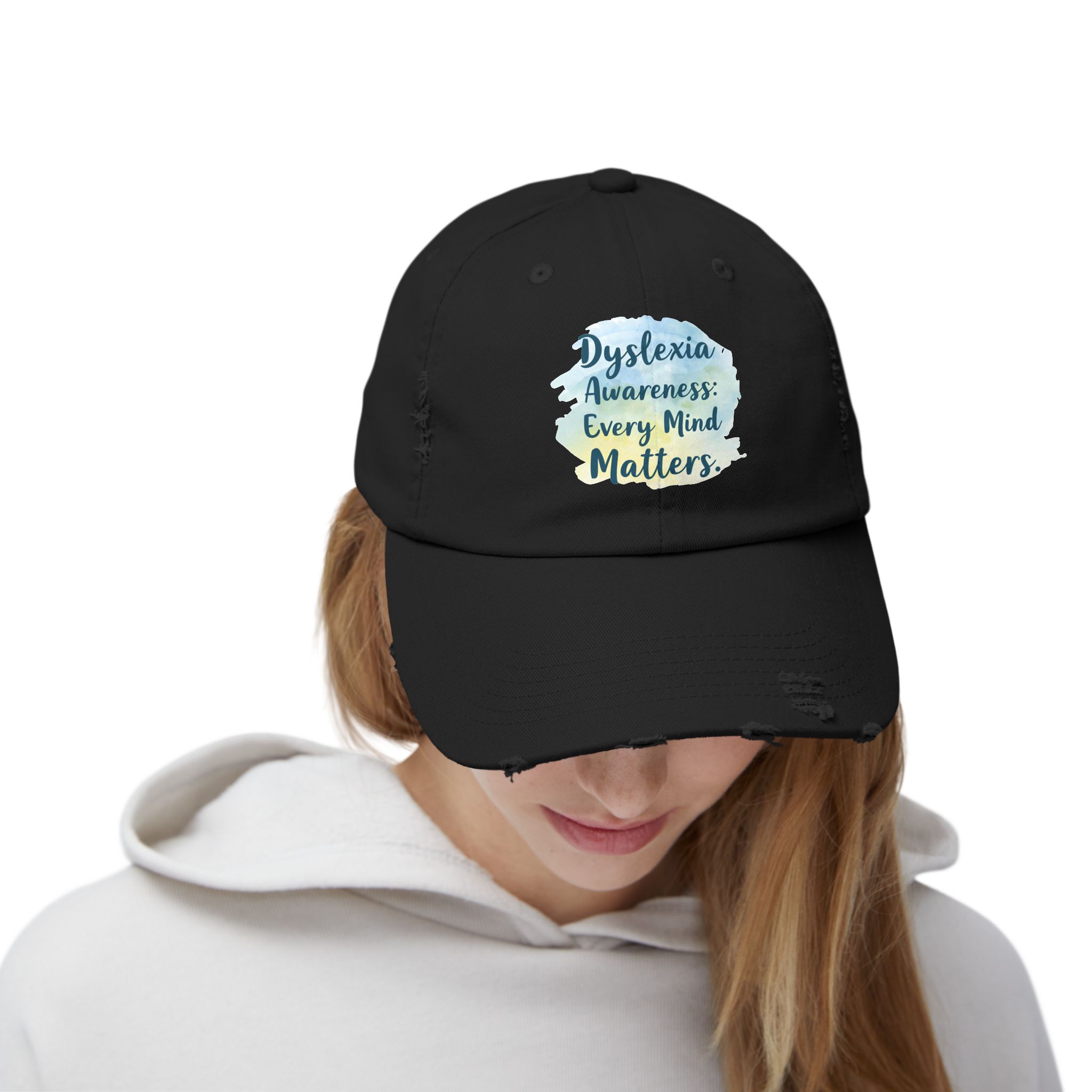 Dyslexia Awareness: Every Mind Matters -Unisex Adjustable Baseball Cap - Image 4