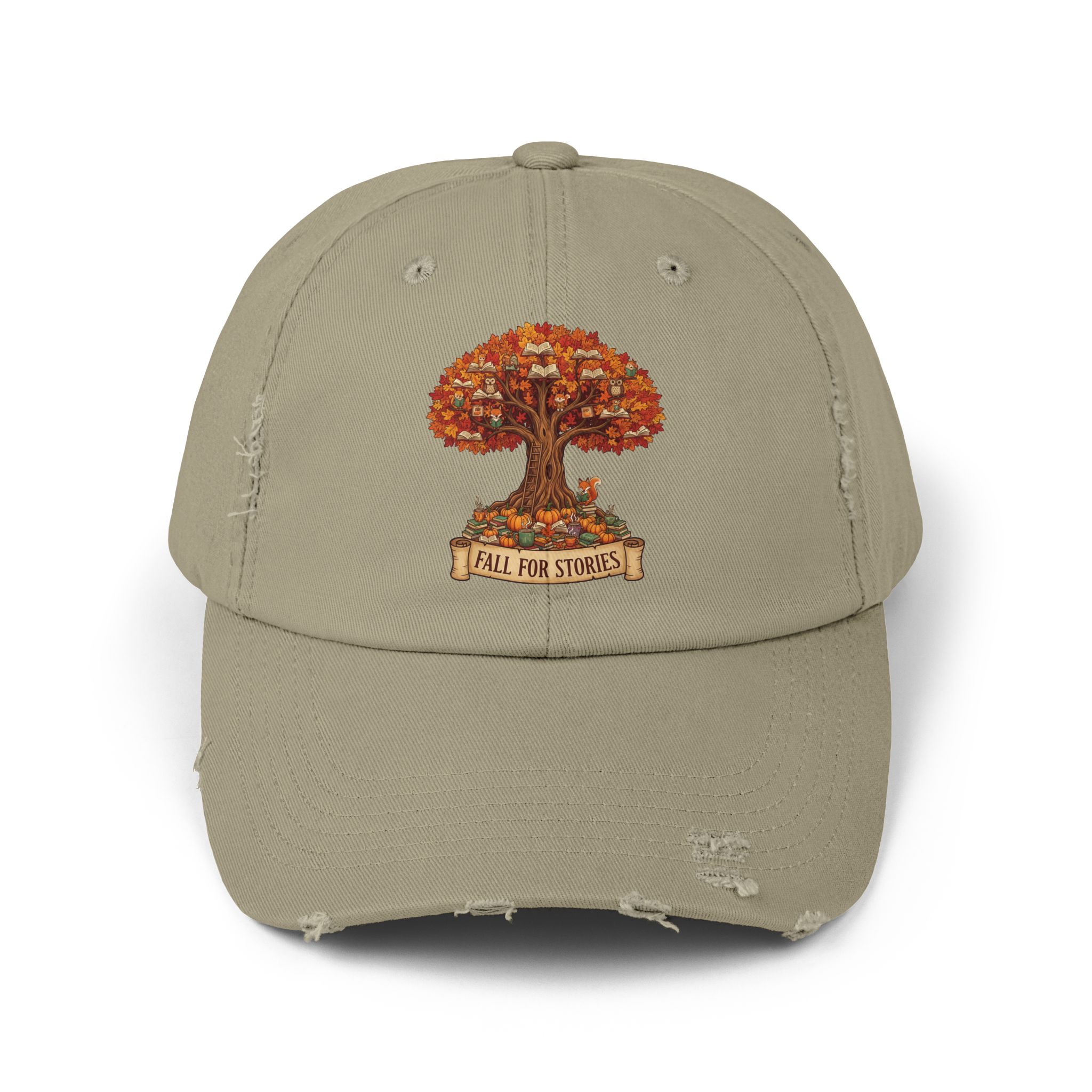 Fall For Stories-Unisex Adjustable Baseball Cap - Image 9