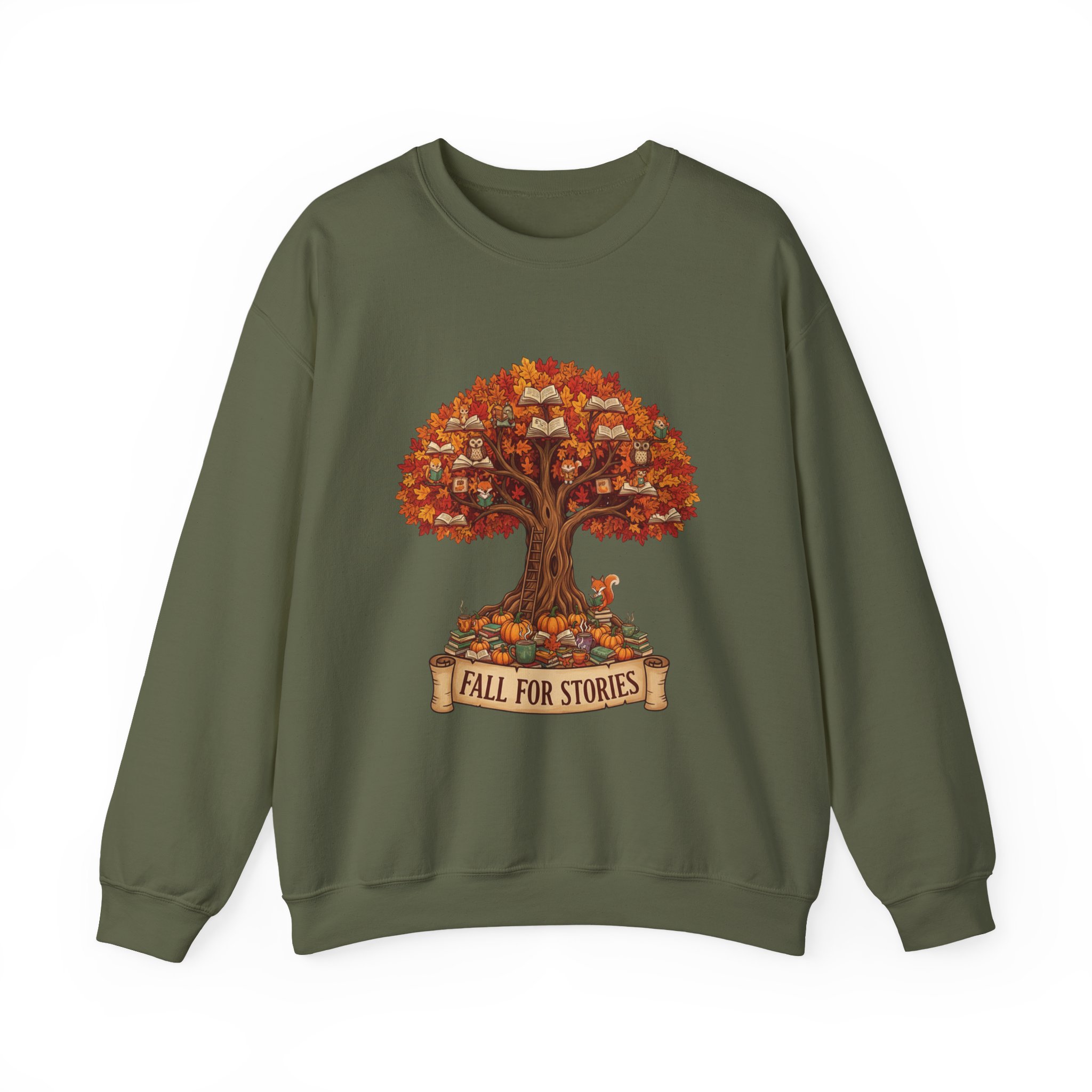 Fall For Stories -Crewneck Sweatshirt - Image 29