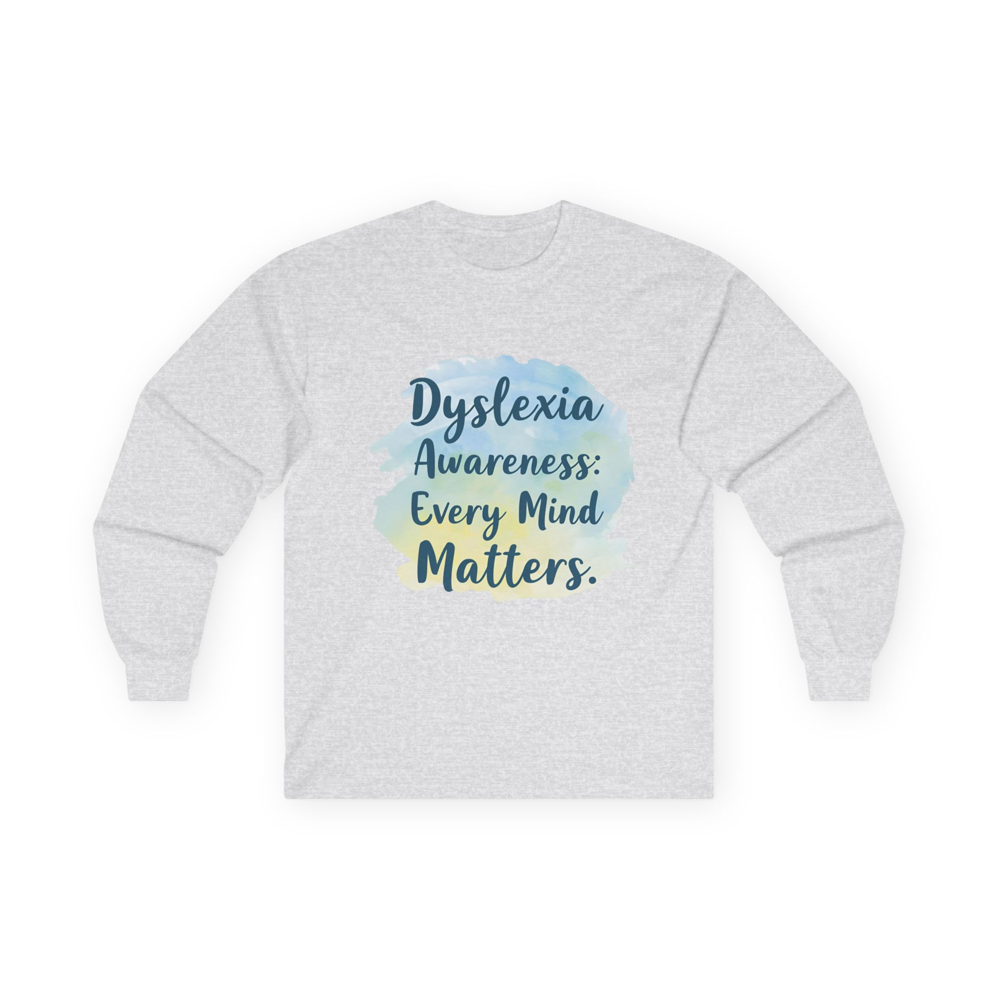 Dyslexia Awareness: Every Mind Matters - Unisex Long Sleeve Tee - Image 7
