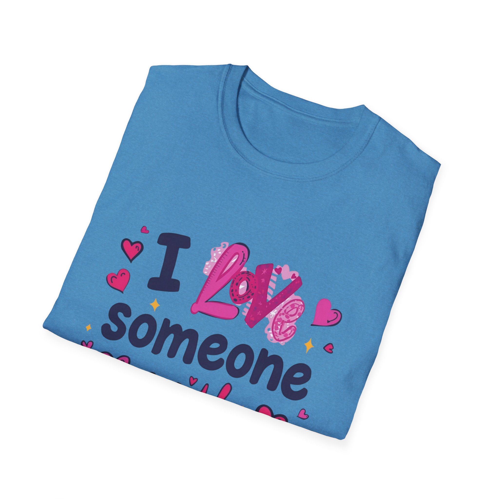 I love someone with Dyslexia -Unisex Soft style T-Shirt - Image 24