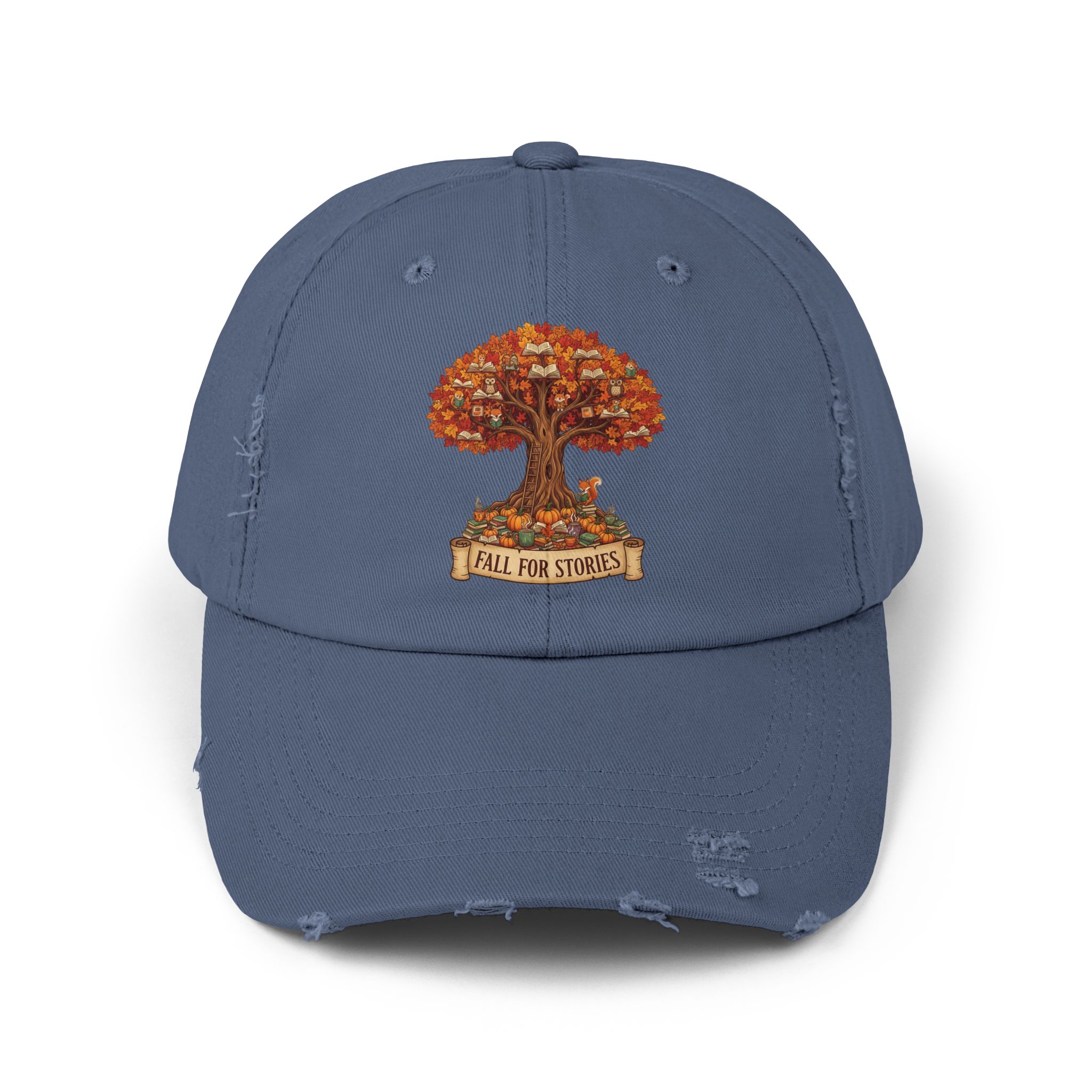 Fall For Stories-Unisex Adjustable Baseball Cap - Image 13