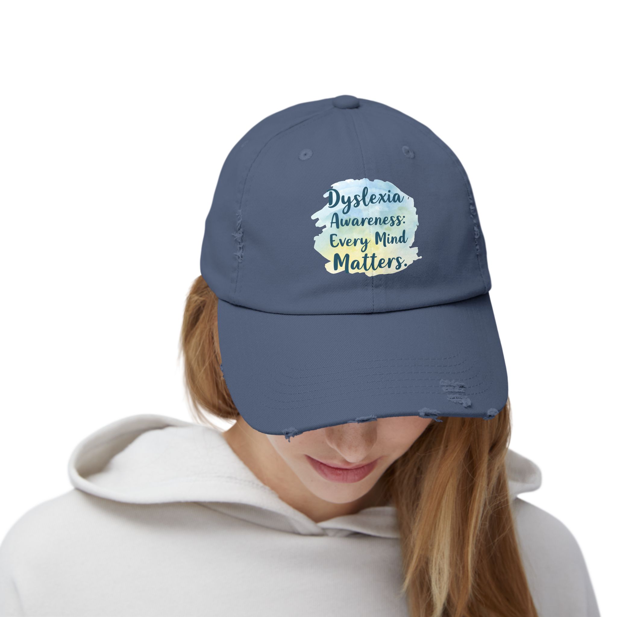 Dyslexia Awareness: Every Mind Matters -Unisex Adjustable Baseball Cap - Image 16