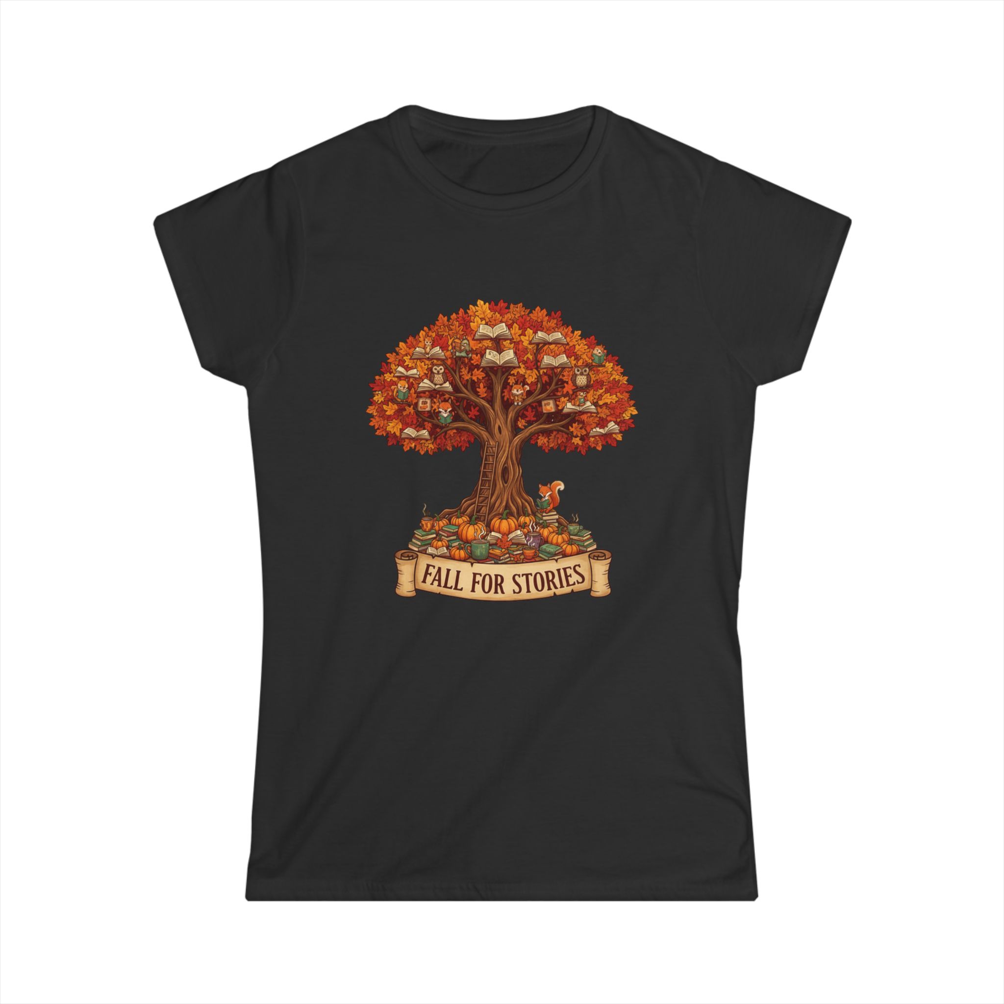 Fall For Stories - Women's Soft style t-shirt - Image 7
