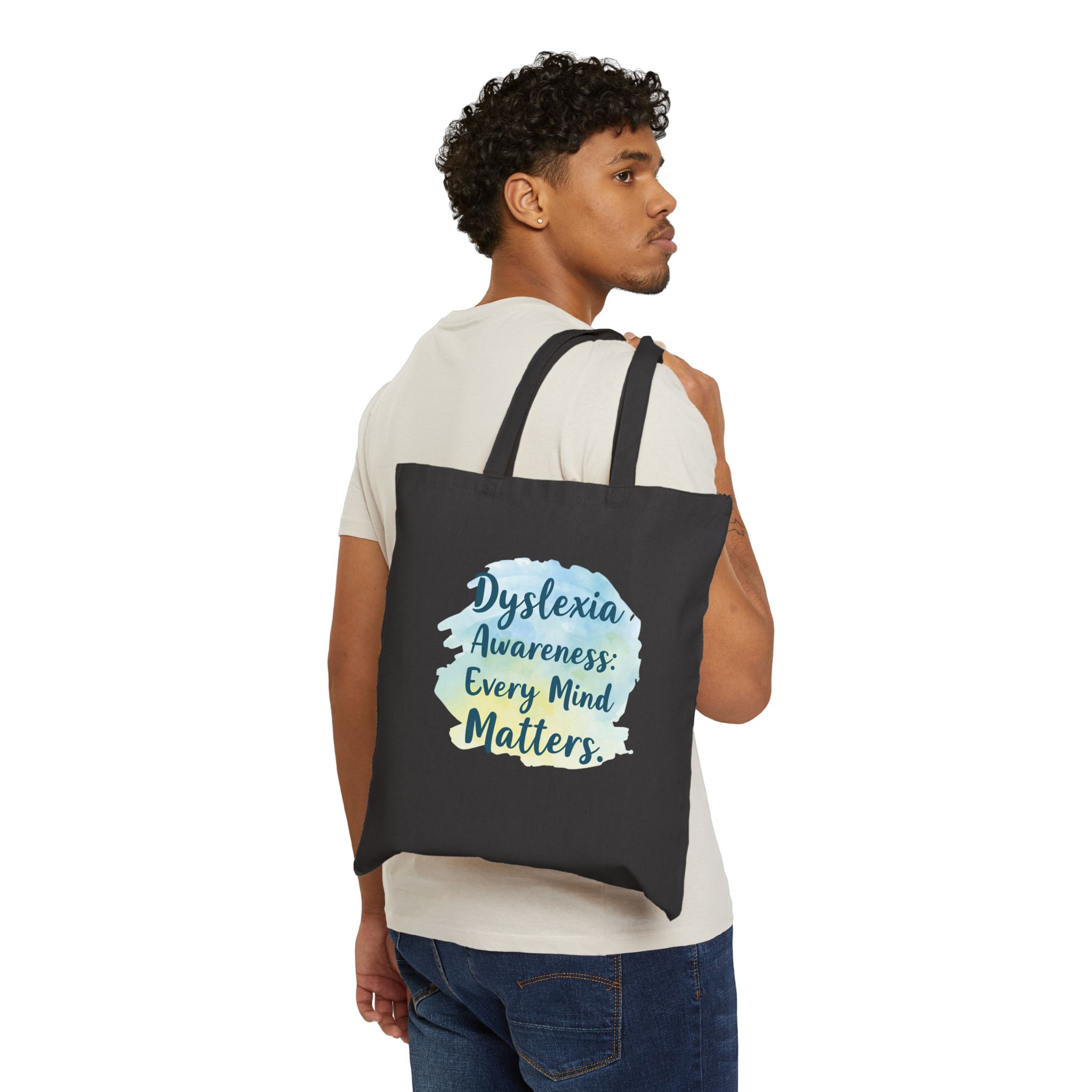 Dyslexia Awareness: Every Mind Matters - Tote Bag - Image 4
