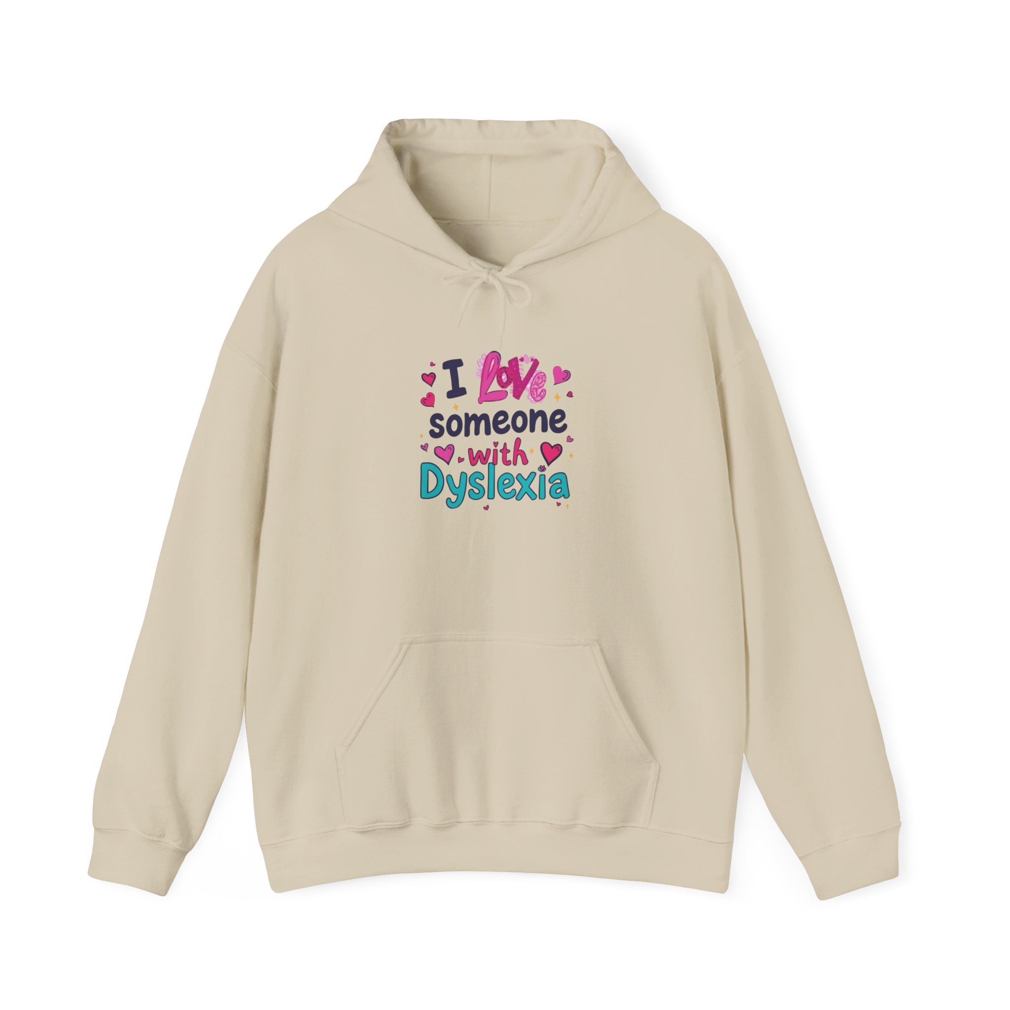 I love someone with Dyslexia - Unisex Hoodie - Image 13