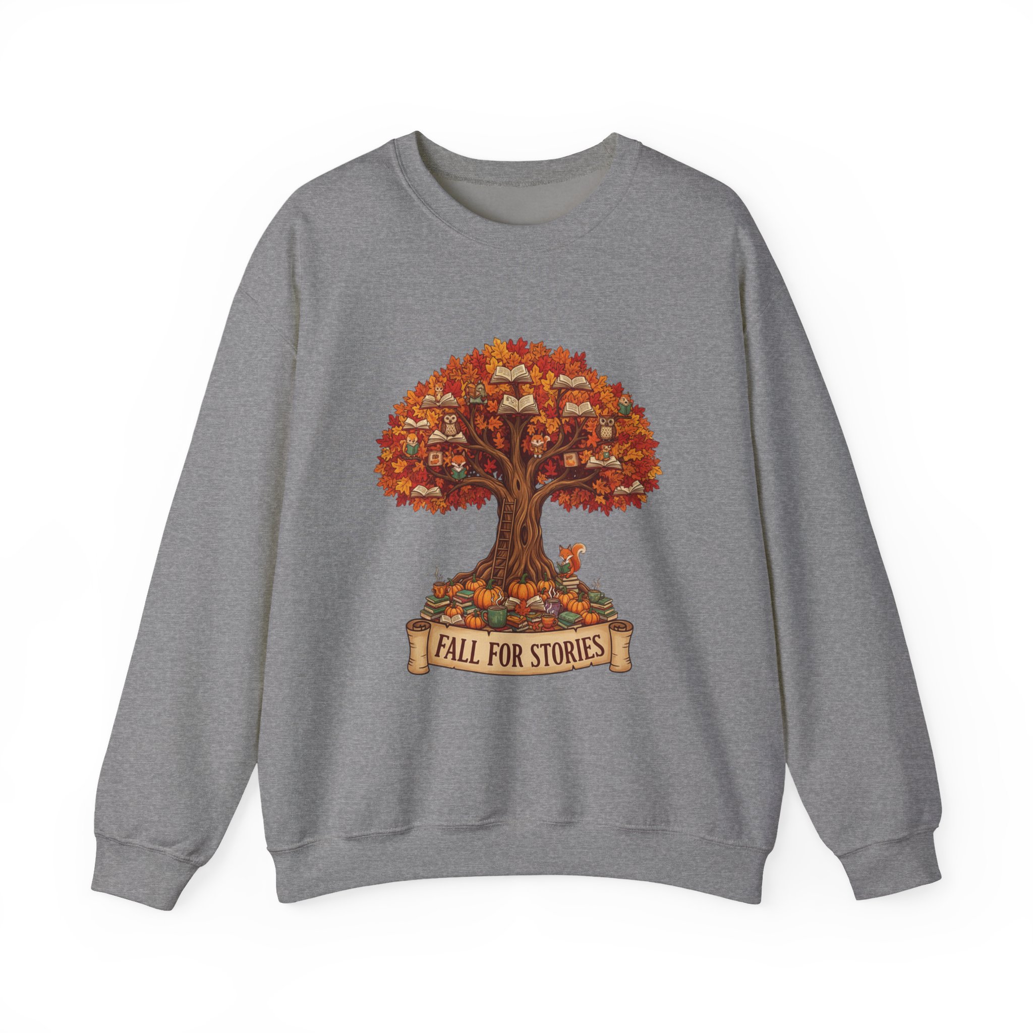Fall For Stories -Crewneck Sweatshirt - Image 33