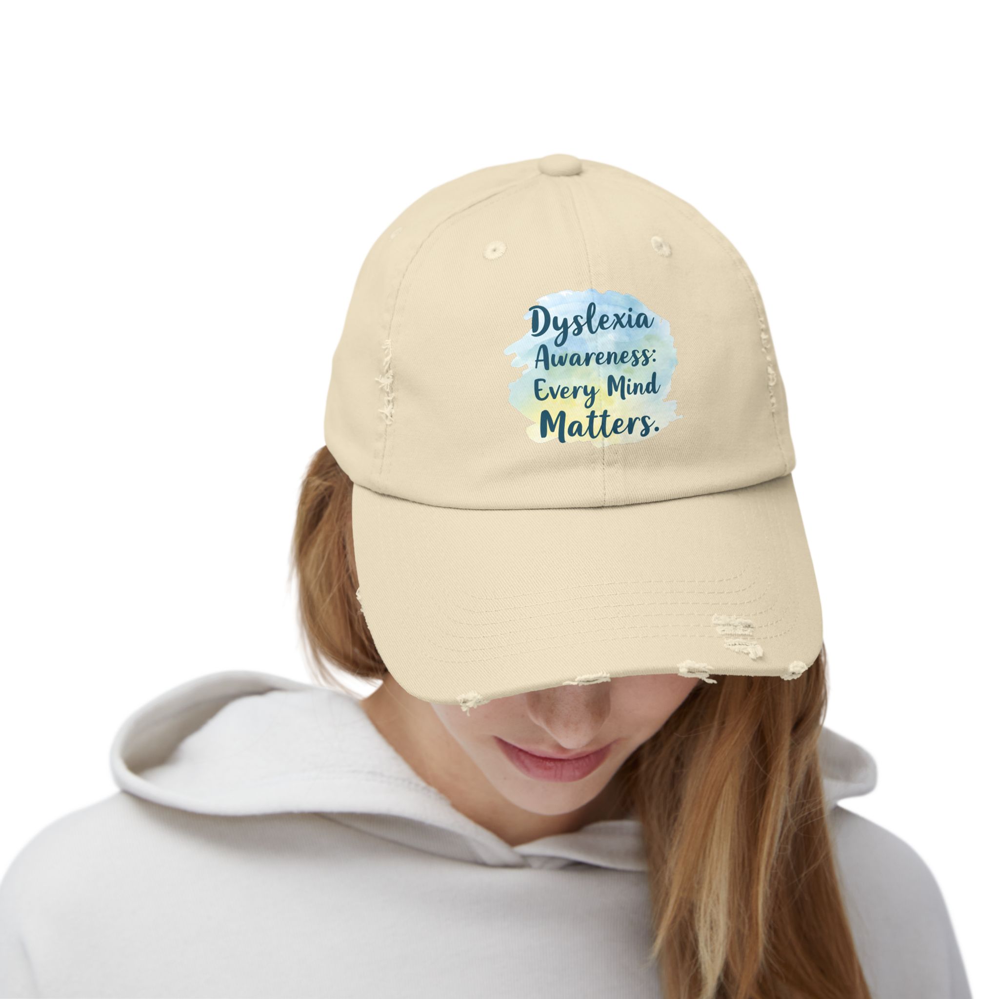 Dyslexia Awareness: Every Mind Matters -Unisex Adjustable Baseball Cap - Image 8