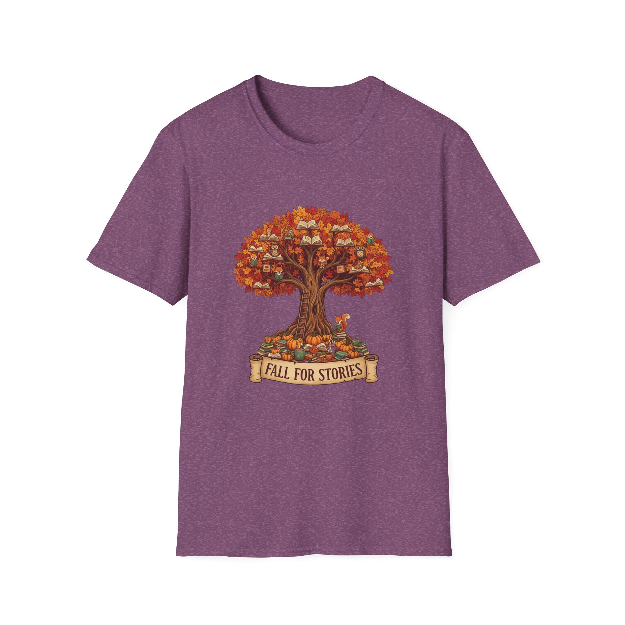 Fall for Stories -Unisex Soft style T-Shirt - Image 49