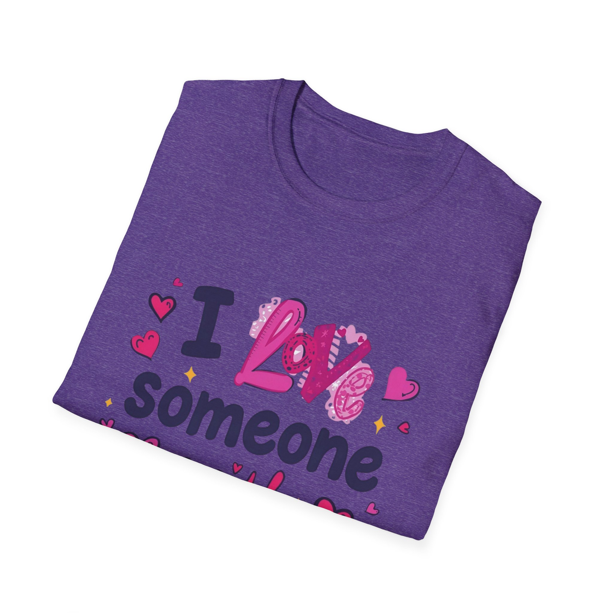 I love someone with Dyslexia -Unisex Soft style T-Shirt - Image 40