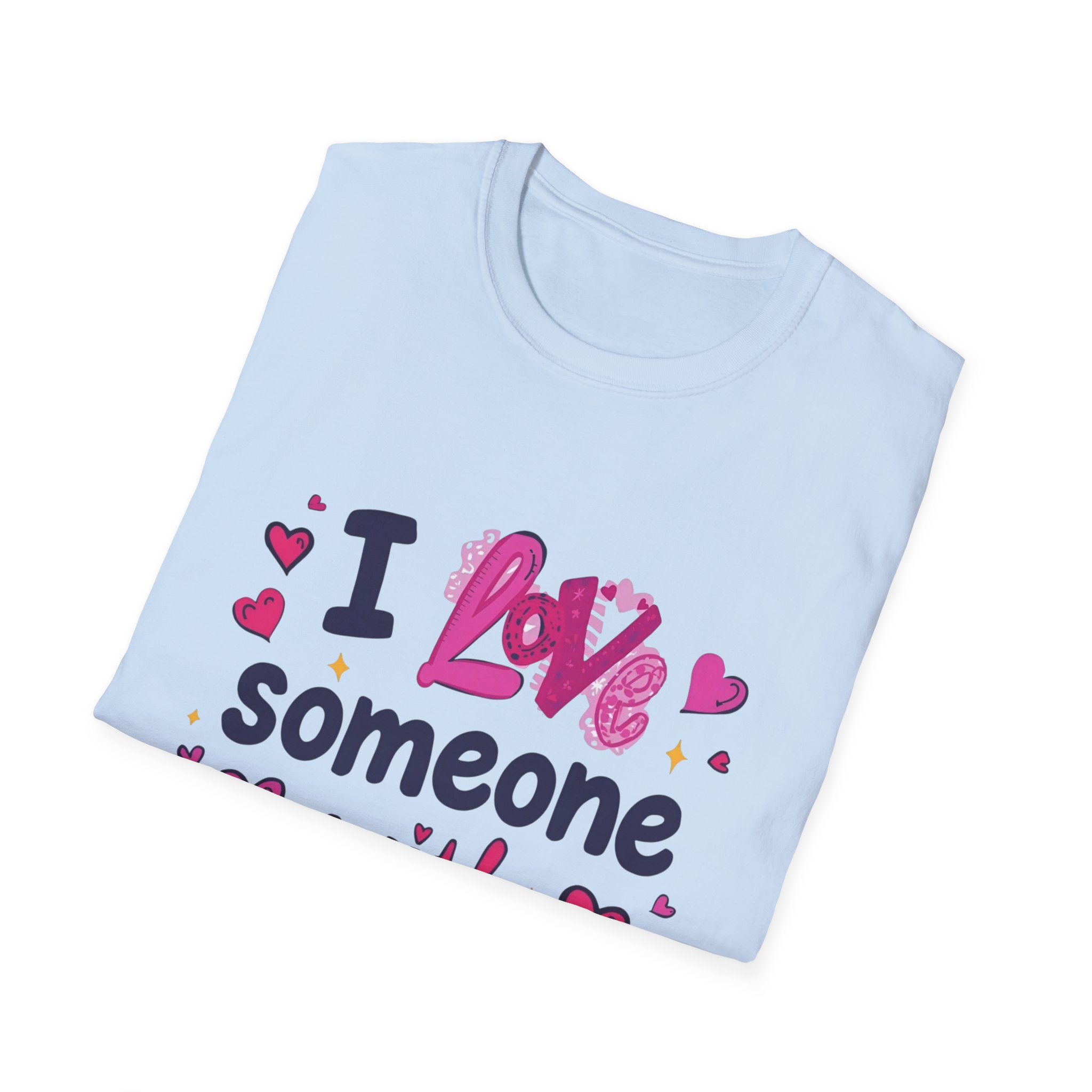 I love someone with Dyslexia -Unisex Soft style T-Shirt - Image 4