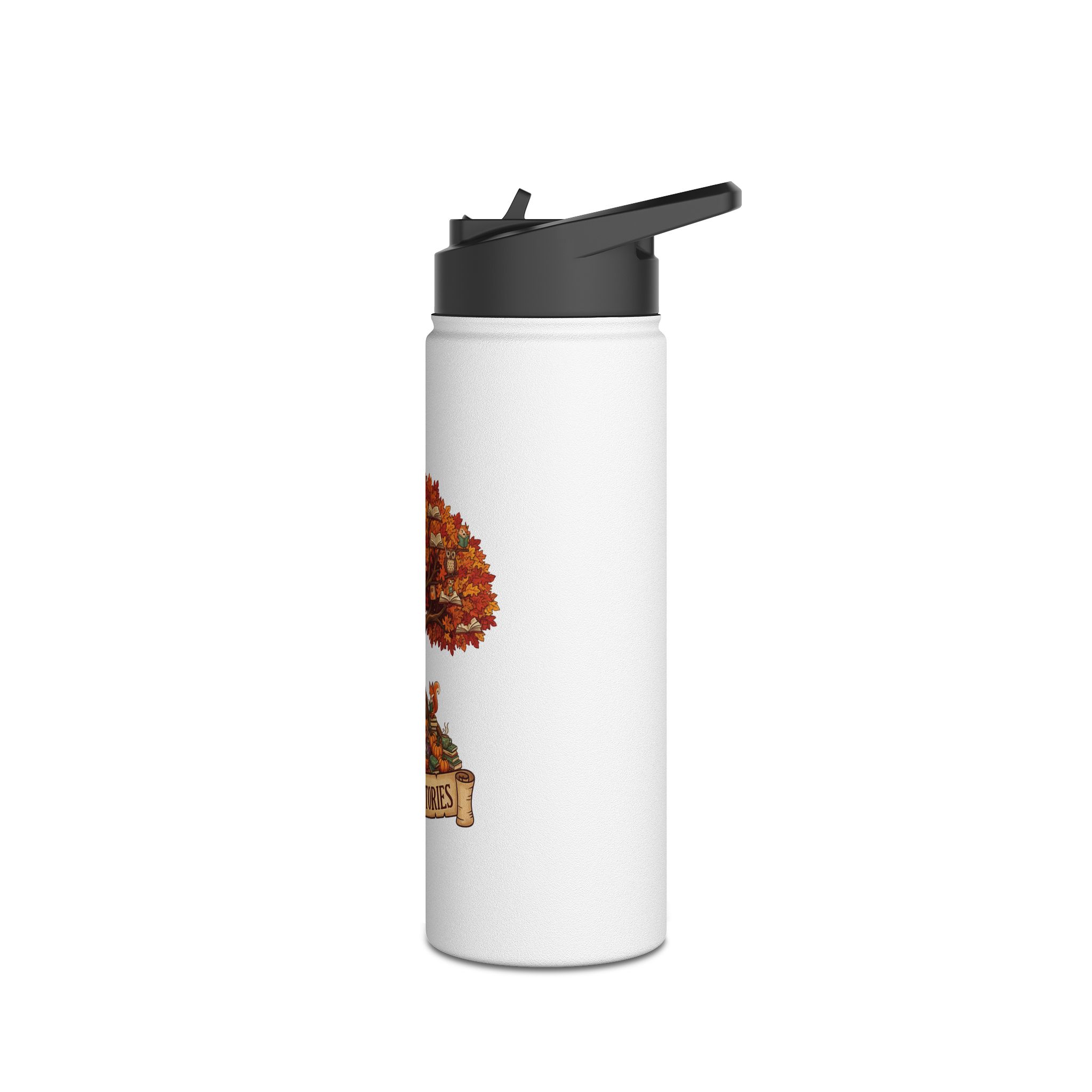 Fall For Stories -Stainless Steel Water Bottle - Image 8
