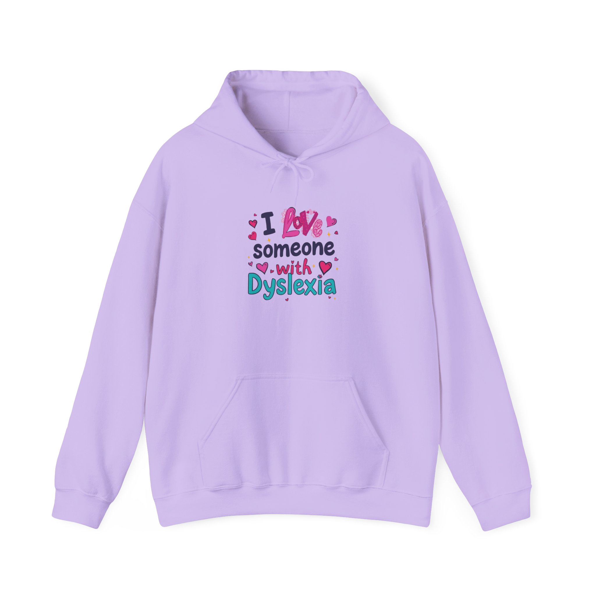 I love someone with Dyslexia - Unisex Hoodie - Image 33