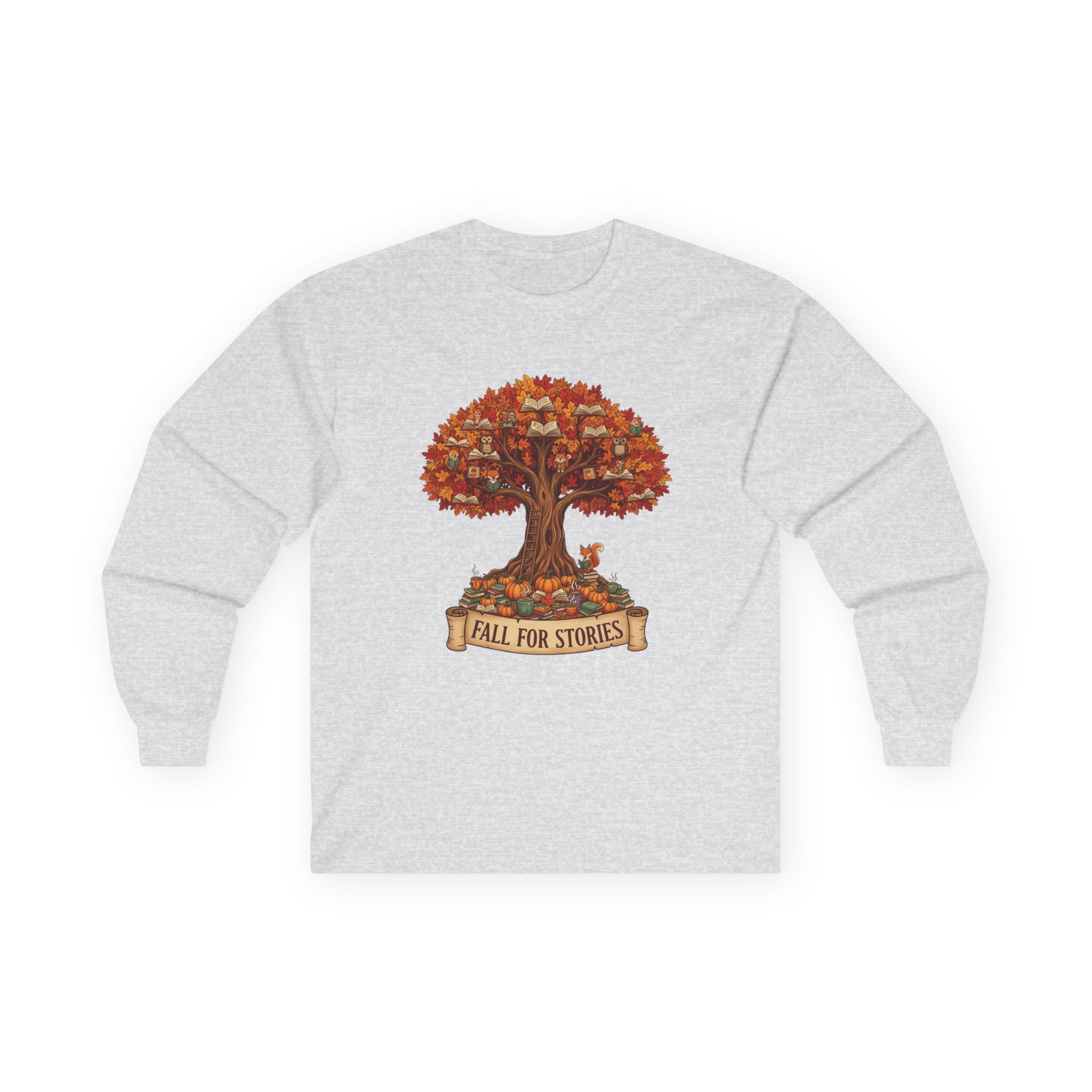 Fall For Stories - Unisex Long Sleeve Tee - Image 7