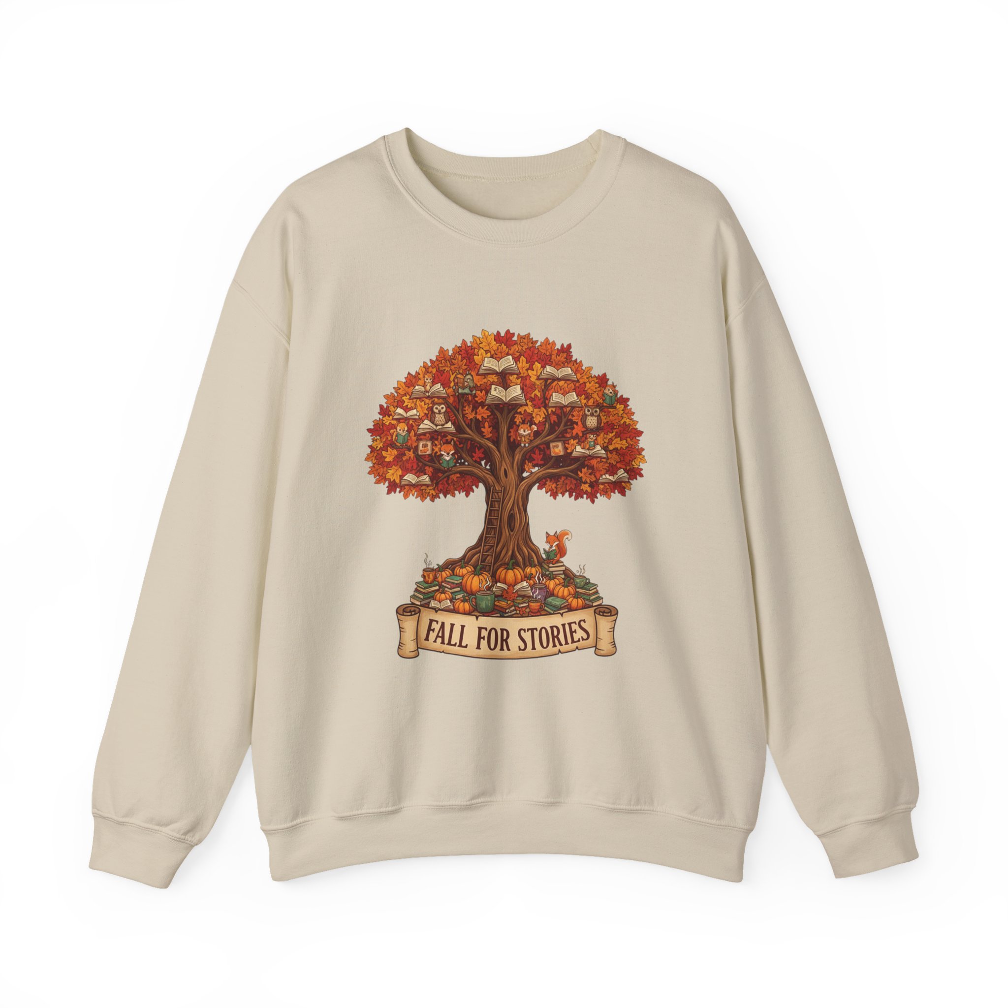Fall For Stories -Crewneck Sweatshirt - Image 17